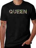Queen Christmas Pattern Graphic Tee