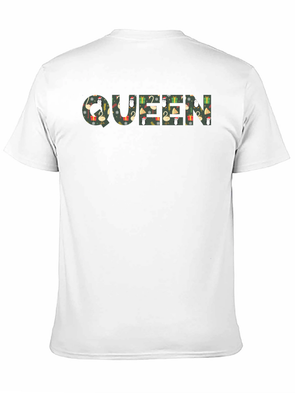 Queen Christmas Pattern Graphic Tee