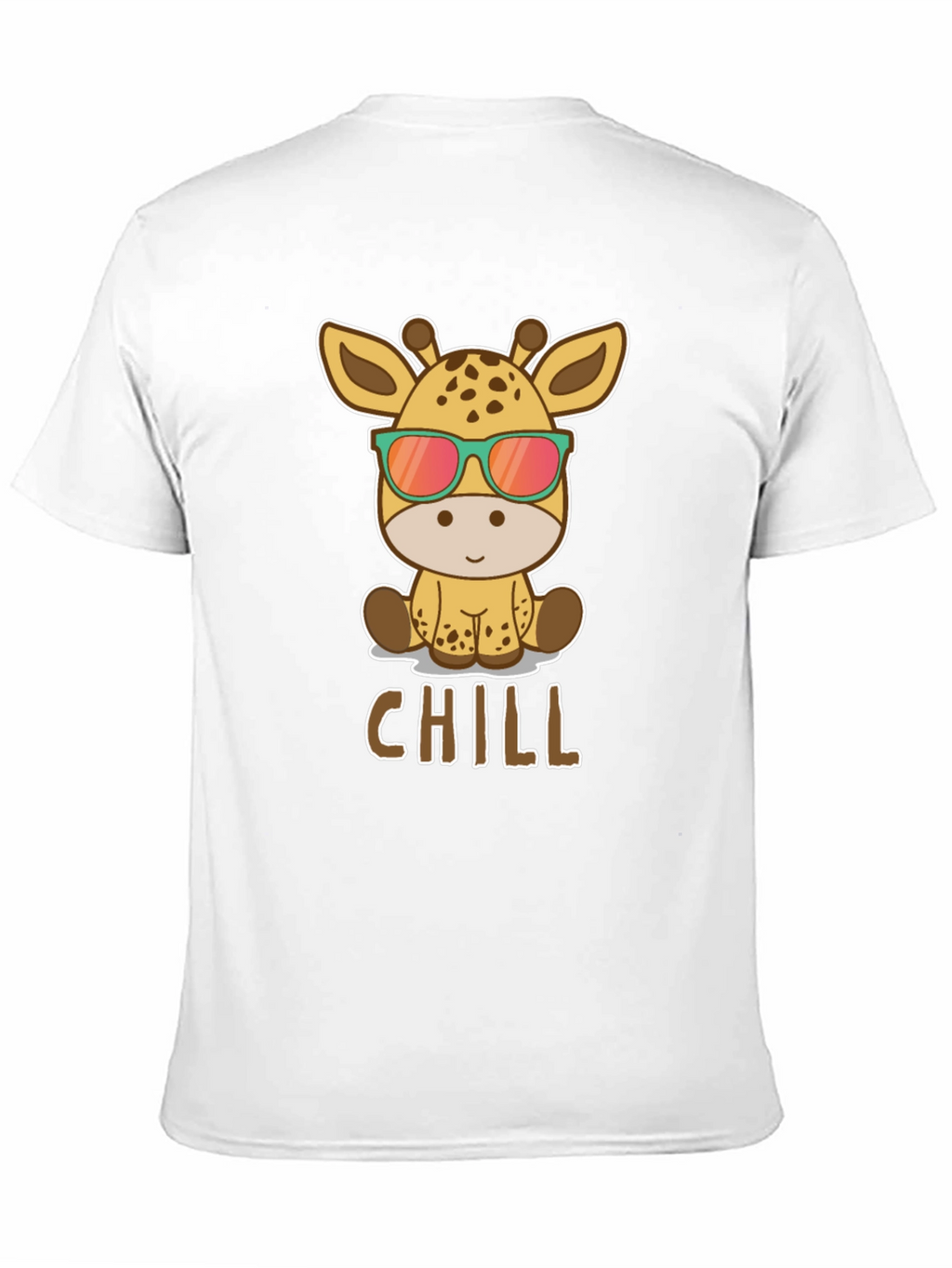 Chill Giraffe T-Shirt - Cool Animal Graphic Tee