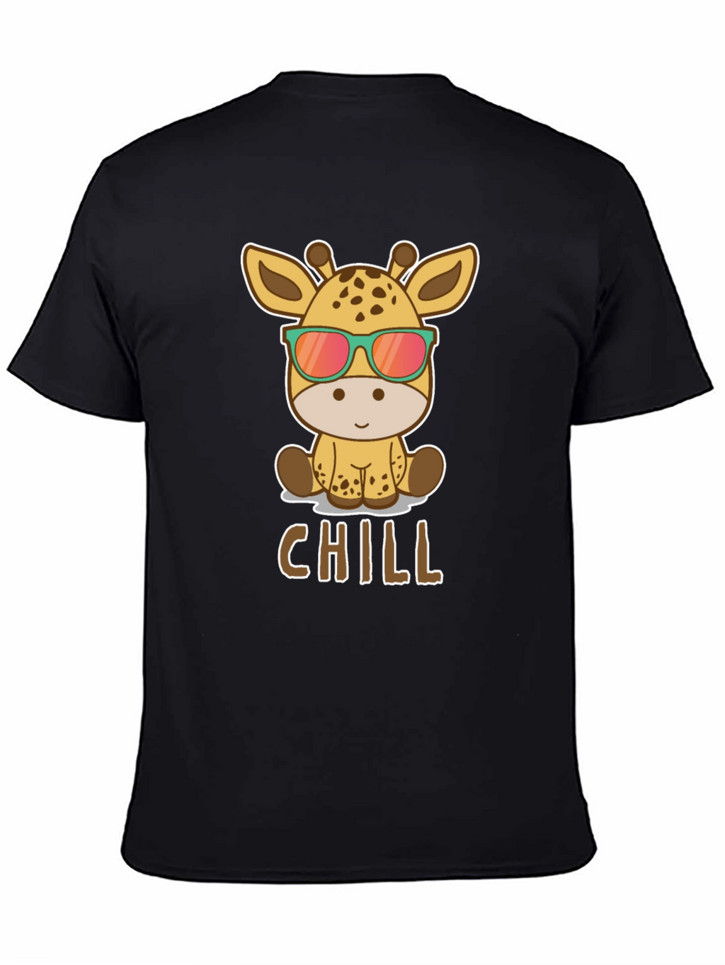 Chill Giraffe T-Shirt - Cool Animal Graphic Tee