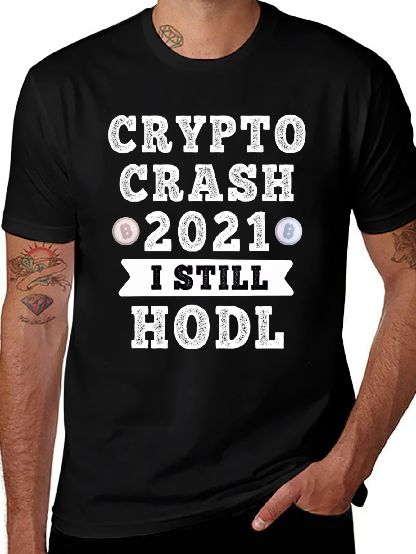 Crypto Crash 2021 HODL T-Shirt