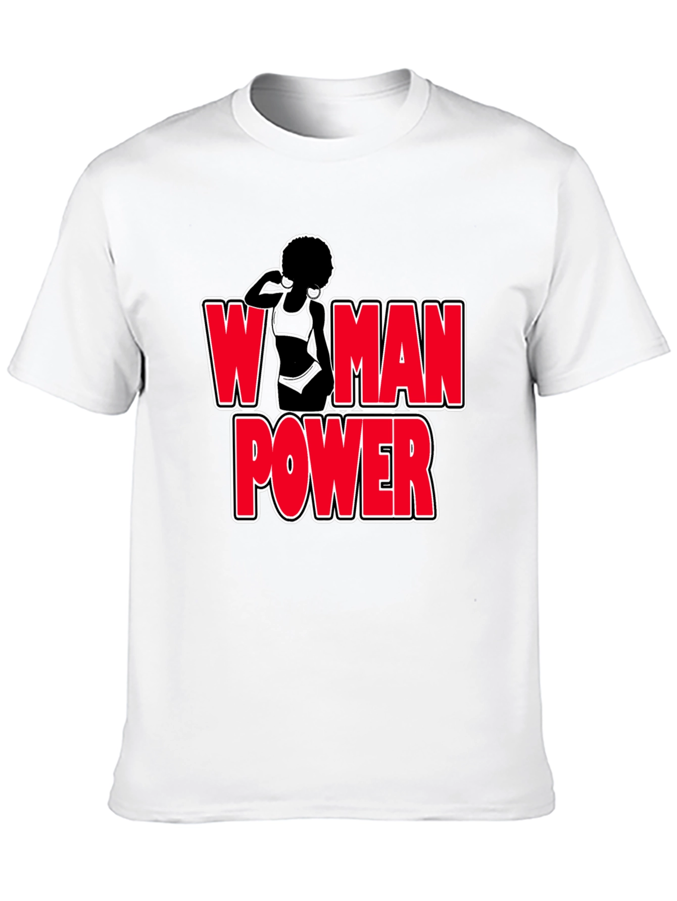 Woman Power Graphic T-Shirt - Bold Feminist Design