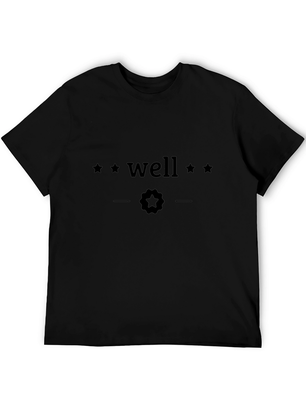 Well Stars Graphic Tee - Classic Black T-Shirt