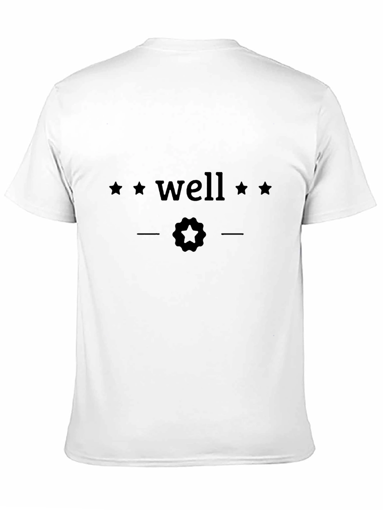 Well Stars Graphic Tee - Classic Black T-Shirt