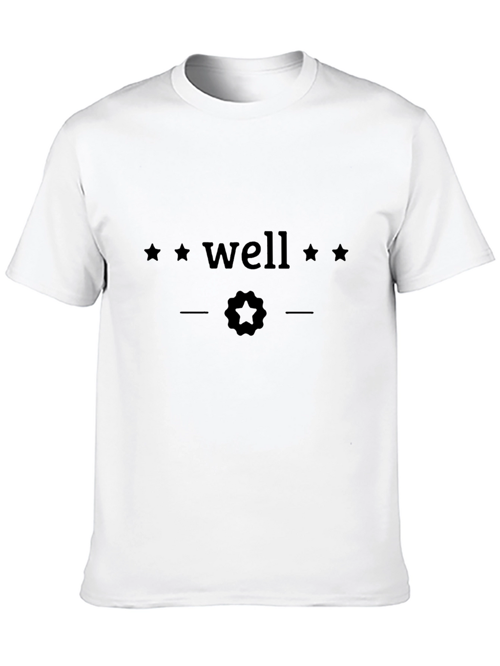 Well Stars Graphic Tee - Classic Black T-Shirt