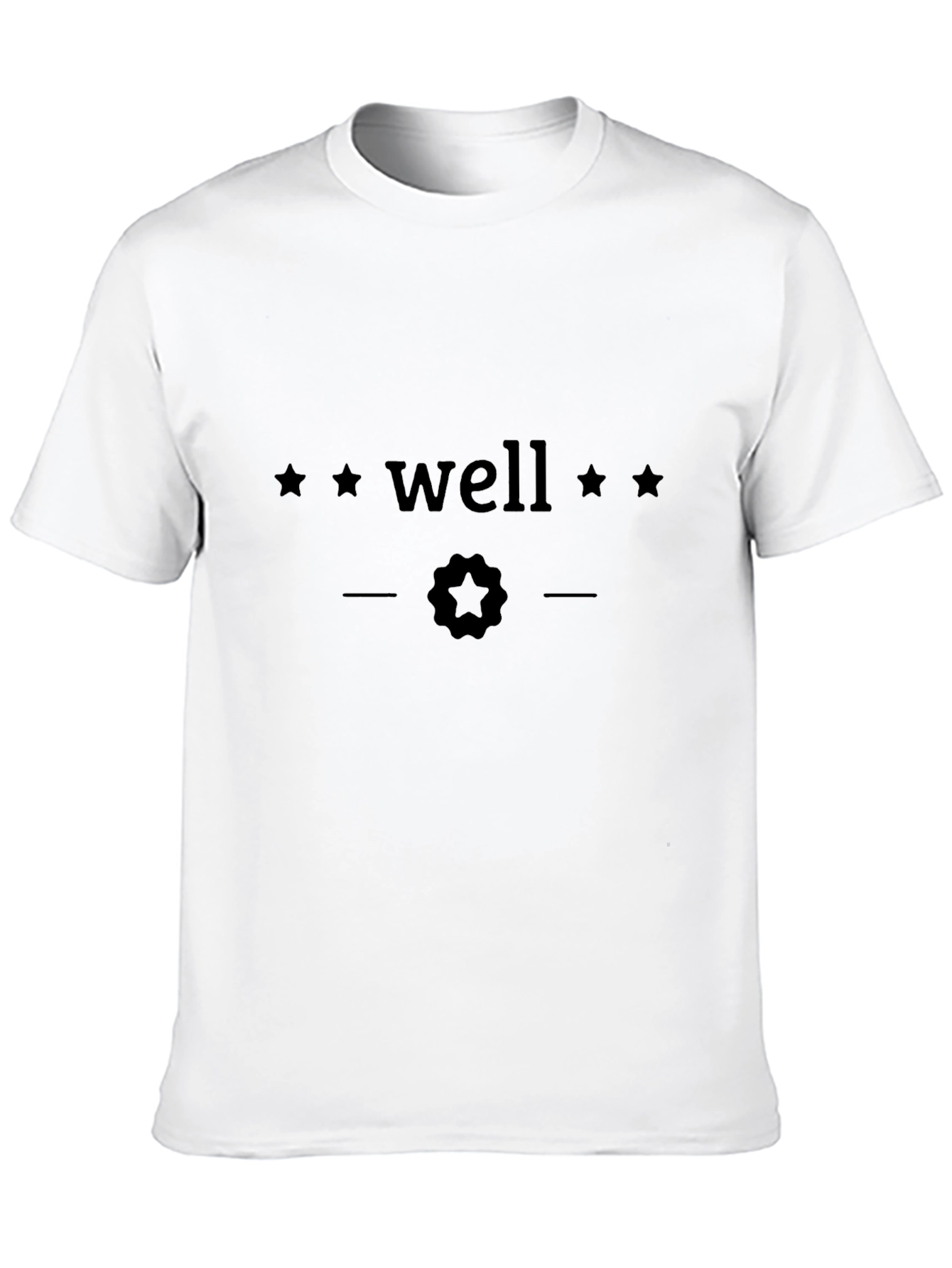 Well Stars Graphic Tee - Classic Black T-Shirt