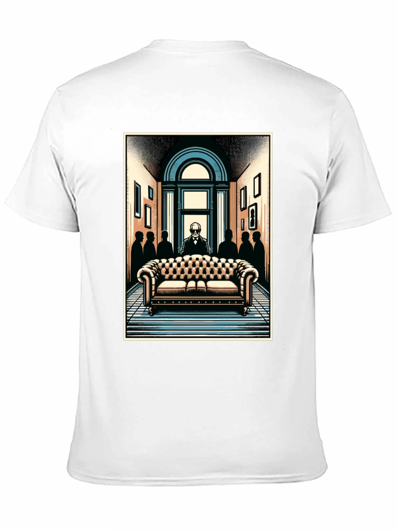 Psychiatrist Couch Graphic Tee - Black T-Shirt