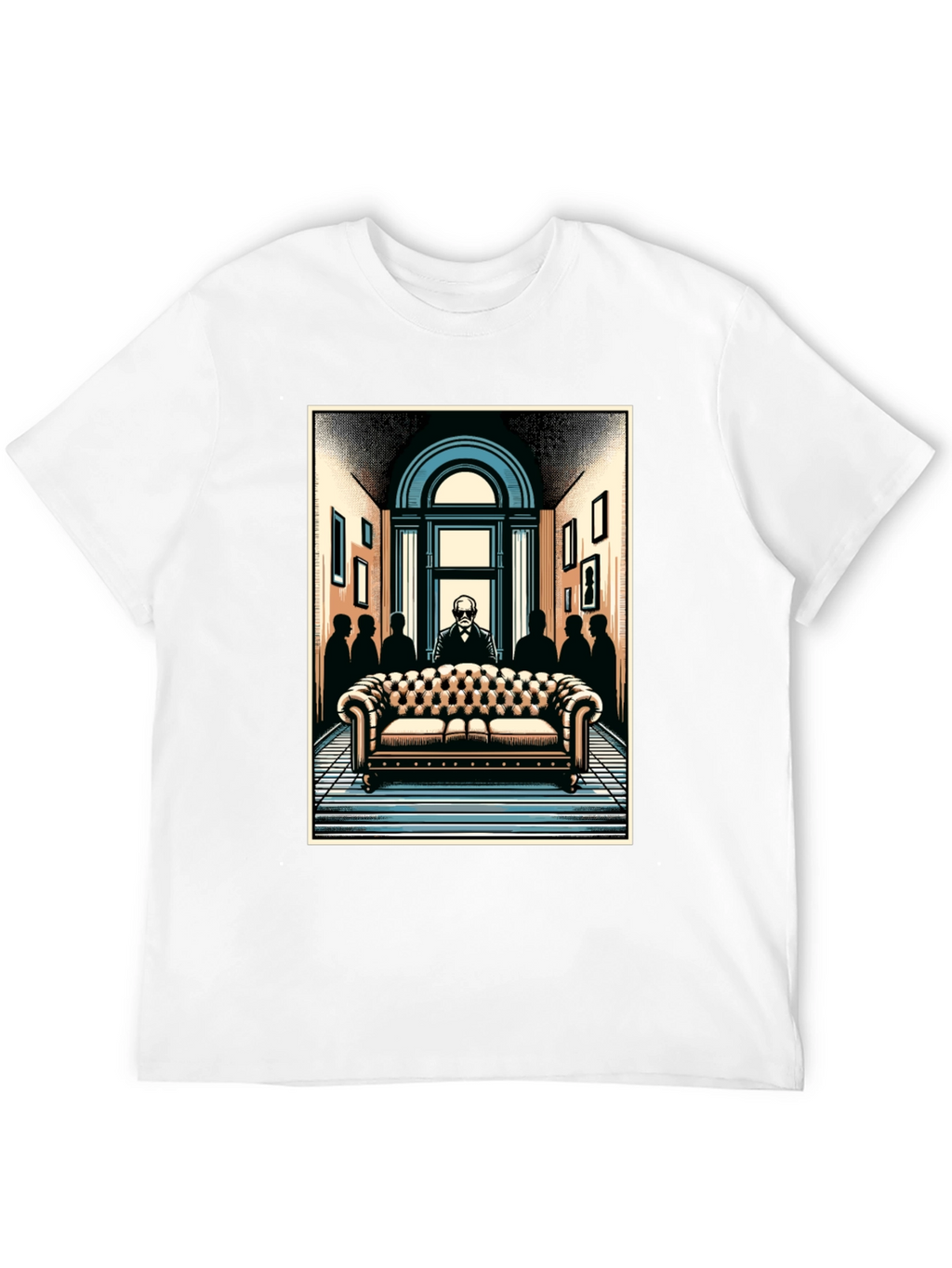 Psychiatrist Couch Graphic Tee - Black T-Shirt