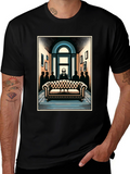 Psychiatrist Couch Graphic Tee - Black T-Shirt