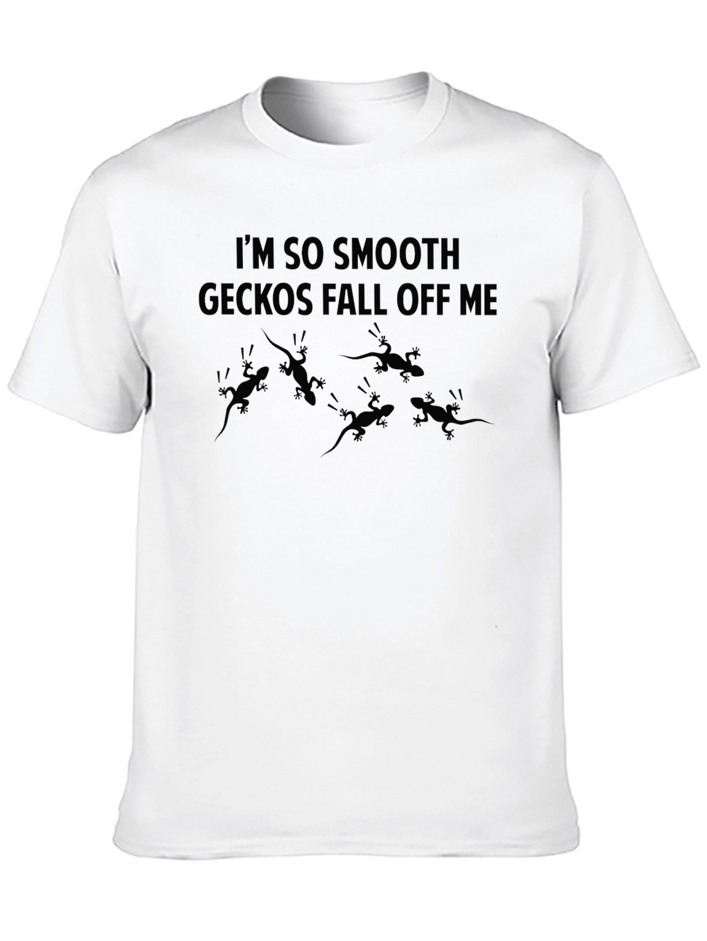 Smooth Gecko Graphic Tee - Black T-Shirt