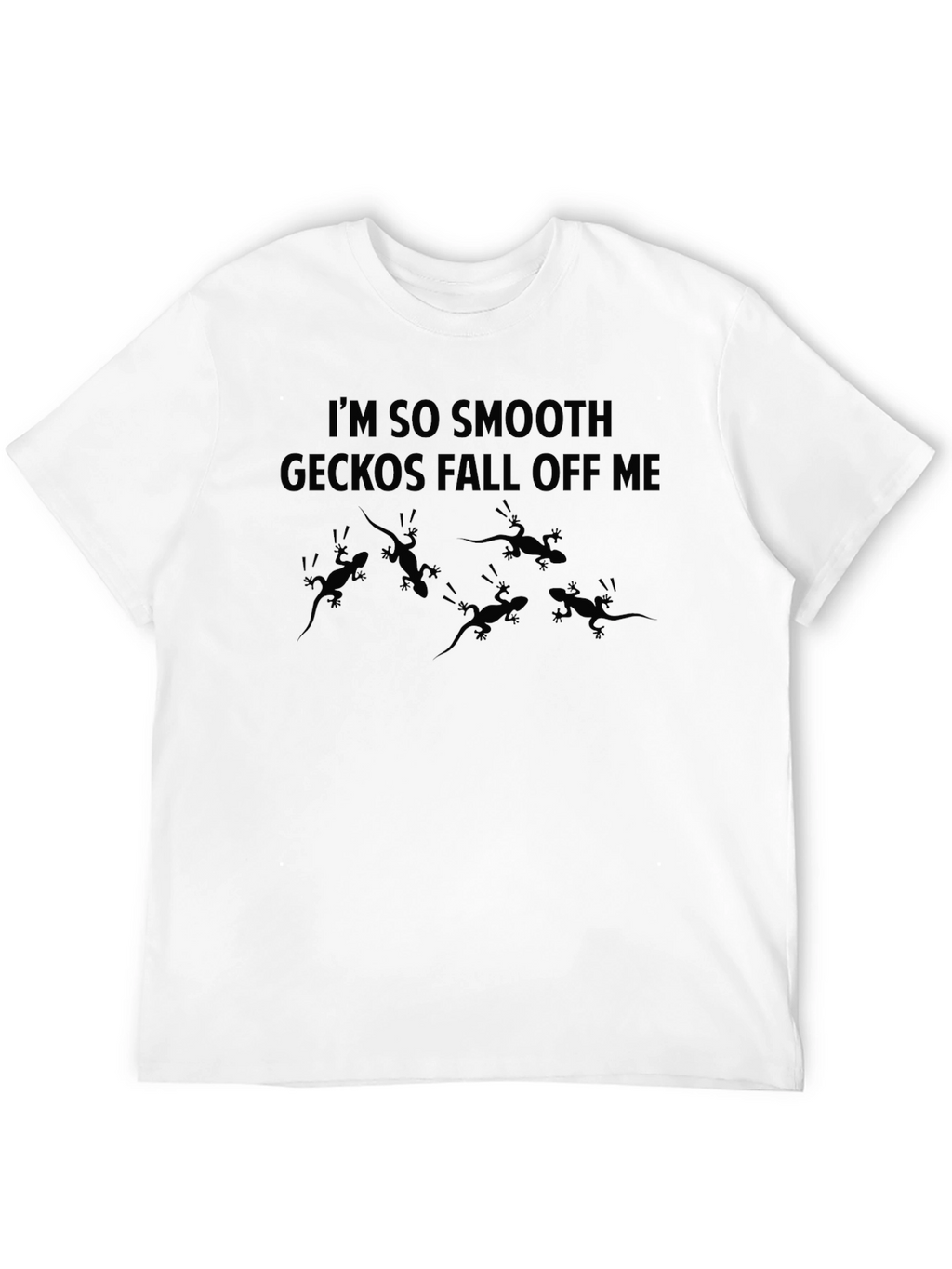 Smooth Gecko Graphic Tee - Black T-Shirt