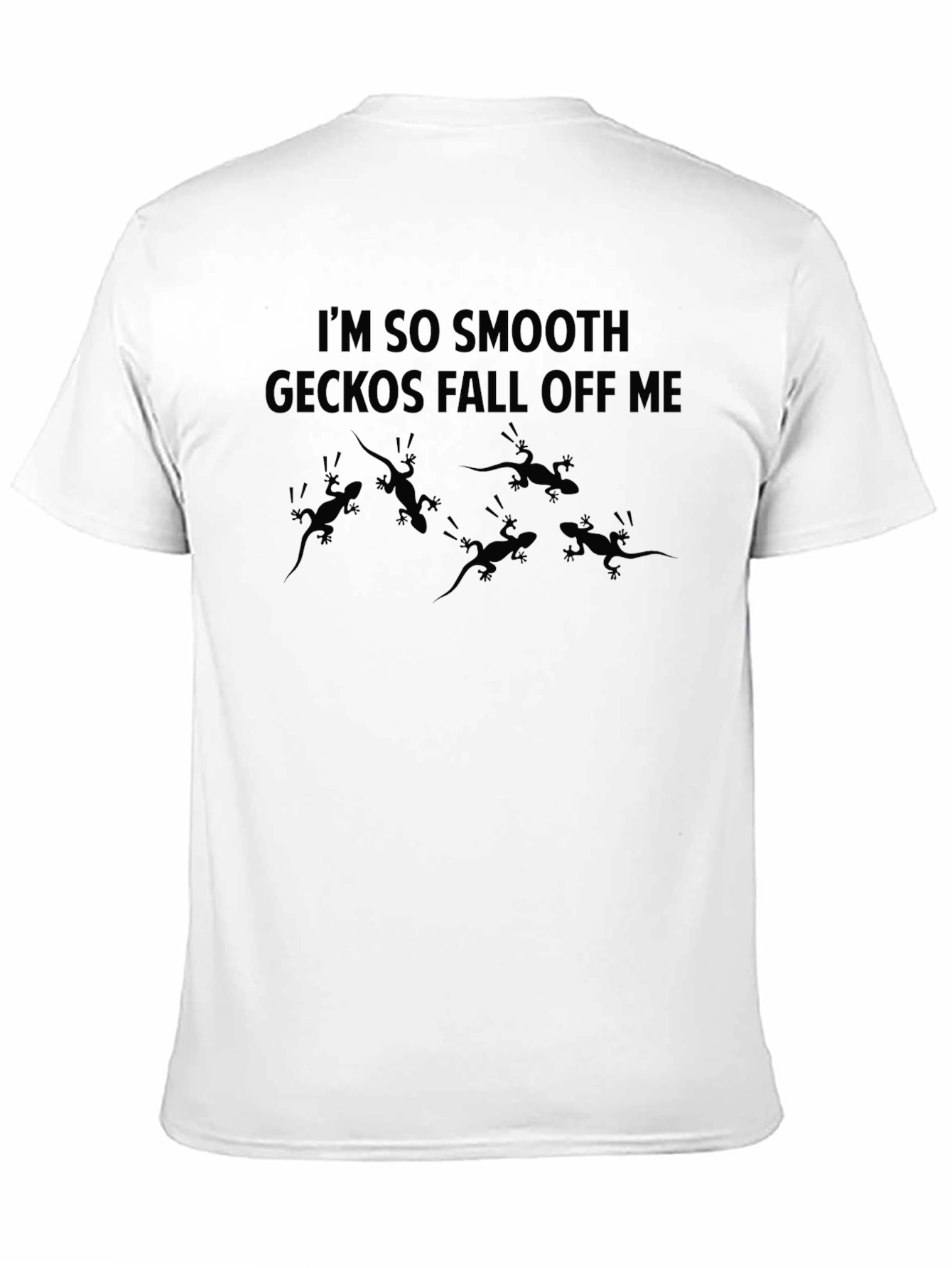 Smooth Gecko Graphic Tee - Black T-Shirt
