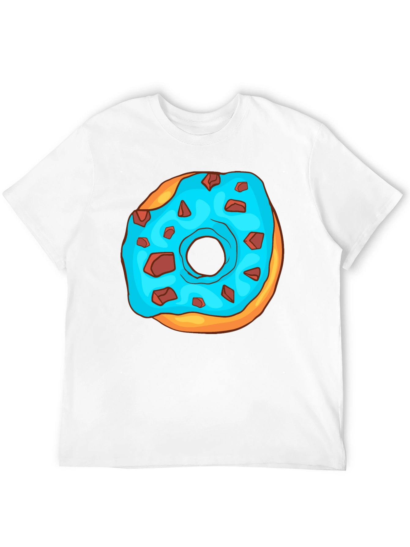 Donut Graphic T-Shirt - Funny Cartoon Design