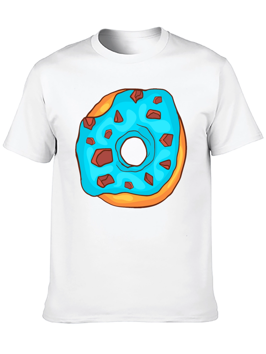 Donut Graphic T-Shirt - Funny Cartoon Design