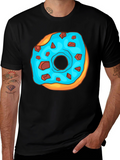 Donut Graphic T-Shirt - Funny Cartoon Design