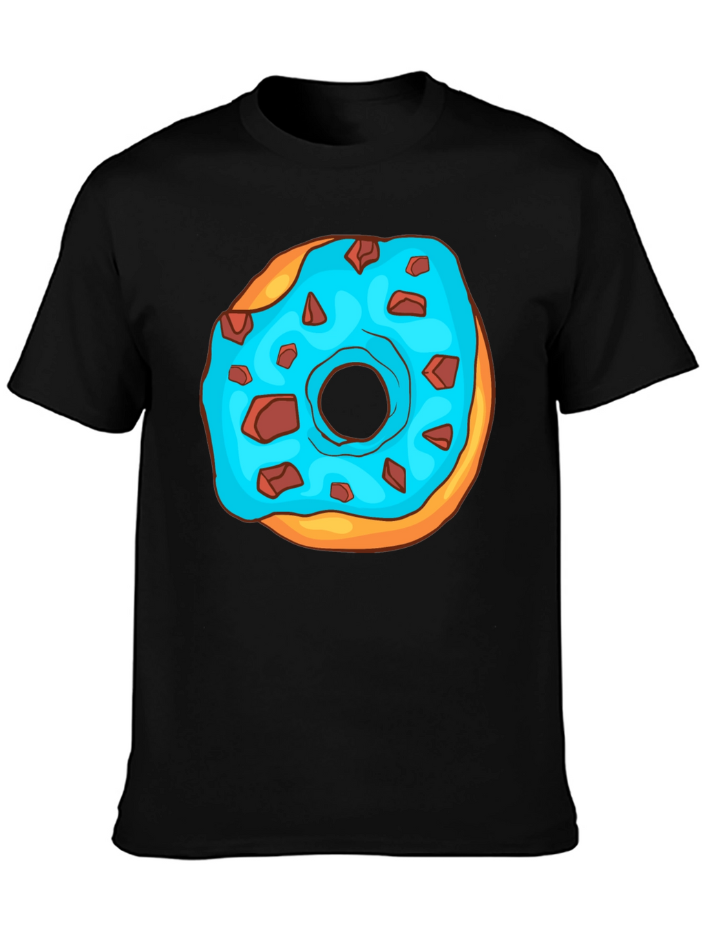 Donut Graphic T-Shirt - Funny Cartoon Design