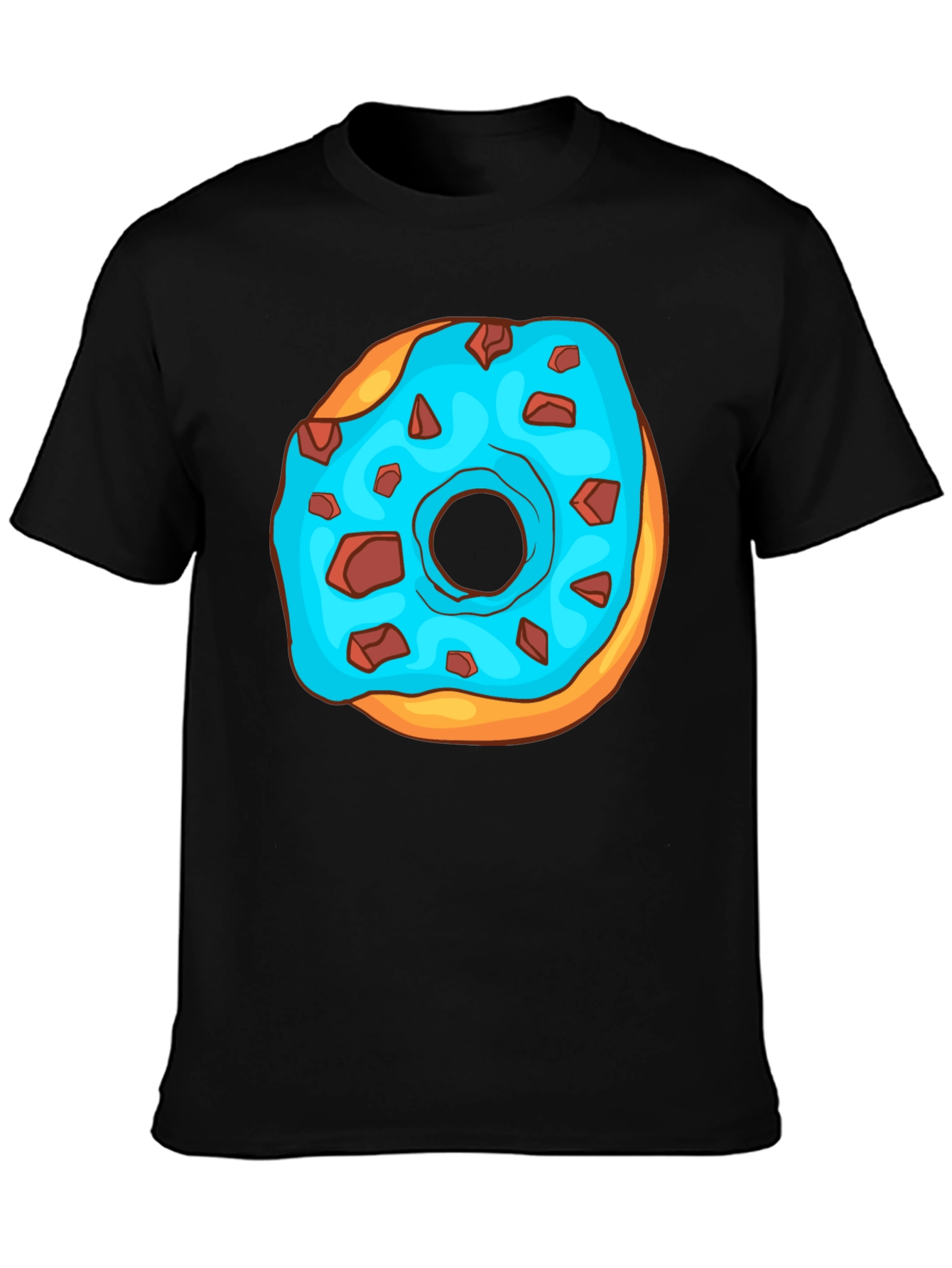 Donut Graphic T-Shirt - Funny Cartoon Design