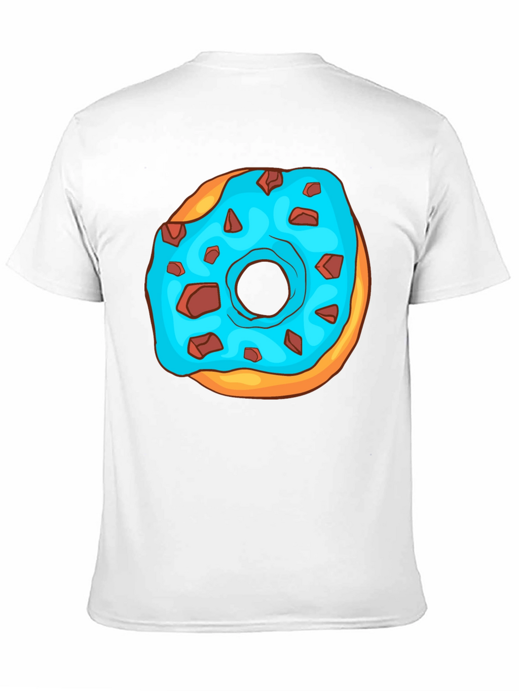 Donut Graphic T-Shirt - Funny Cartoon Design