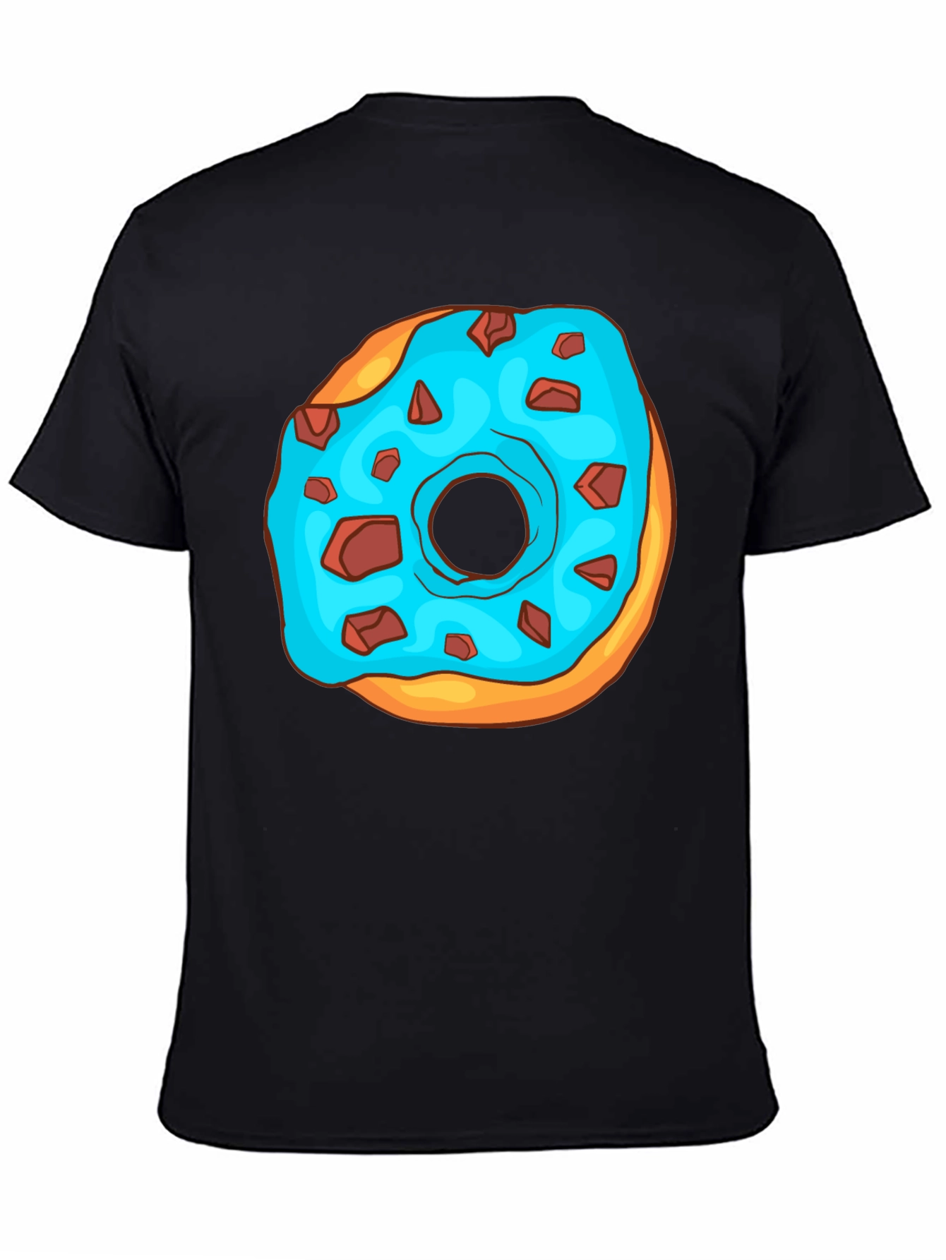 Donut Graphic T-Shirt - Funny Cartoon Design
