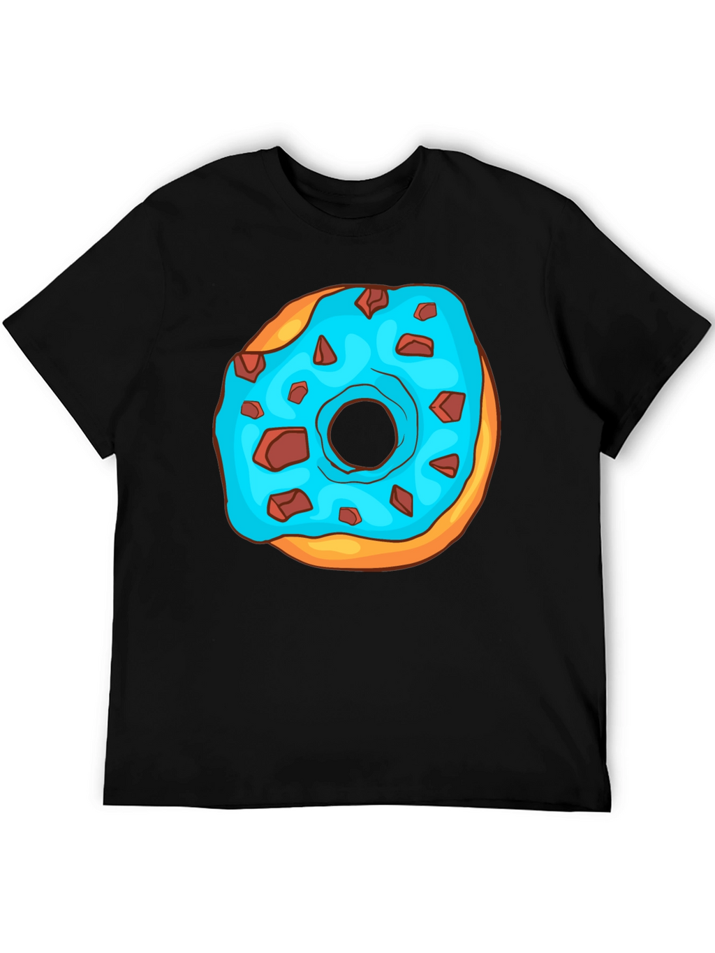 Donut Graphic T-Shirt - Funny Cartoon Design