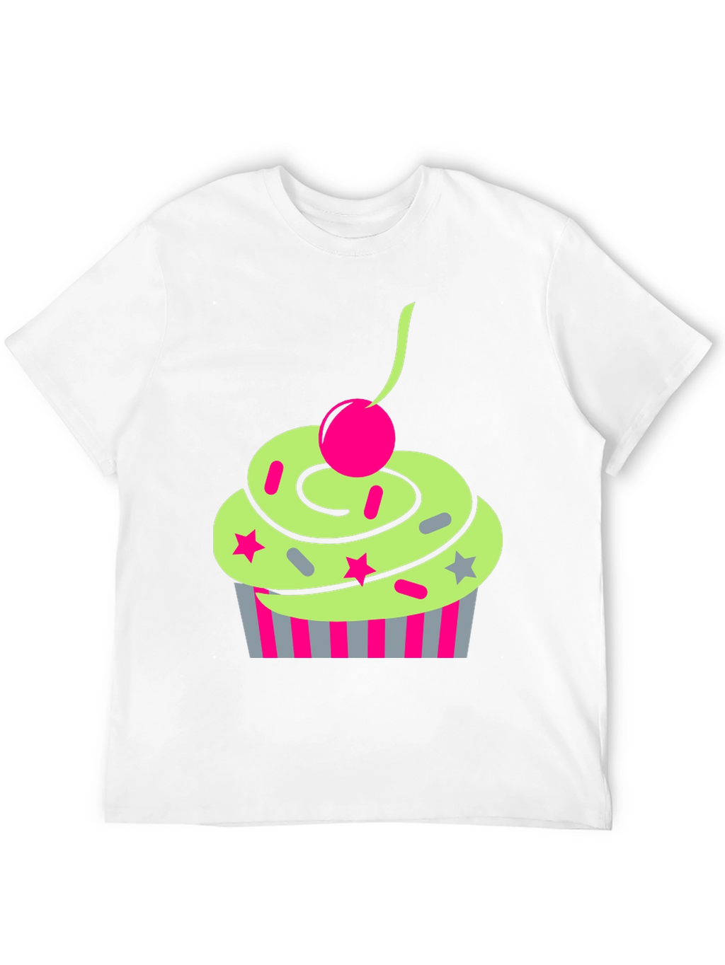 Funky Cupcake Graphic Tee - Quirky Style