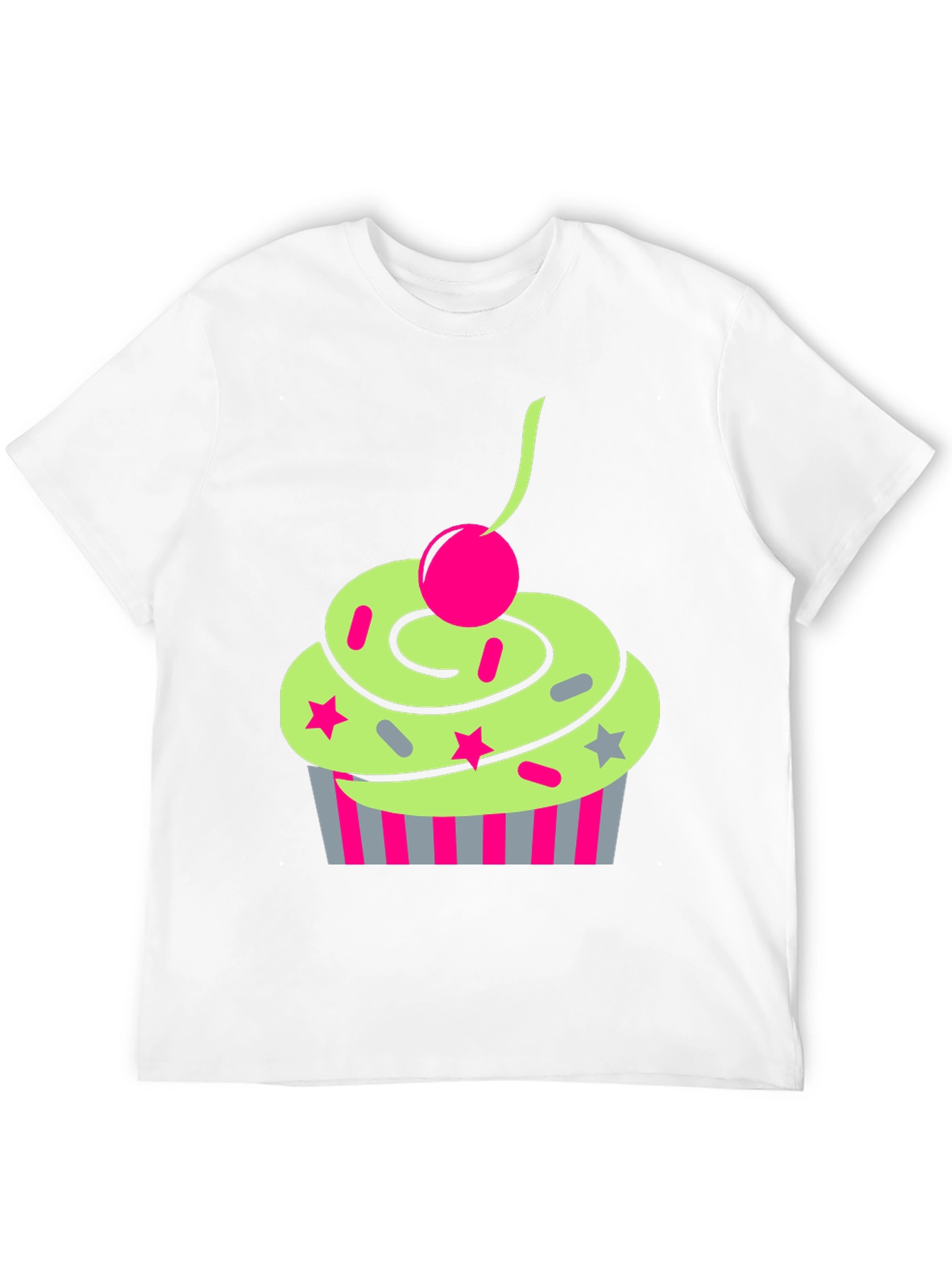 Funky Cupcake Graphic Tee - Quirky Style
