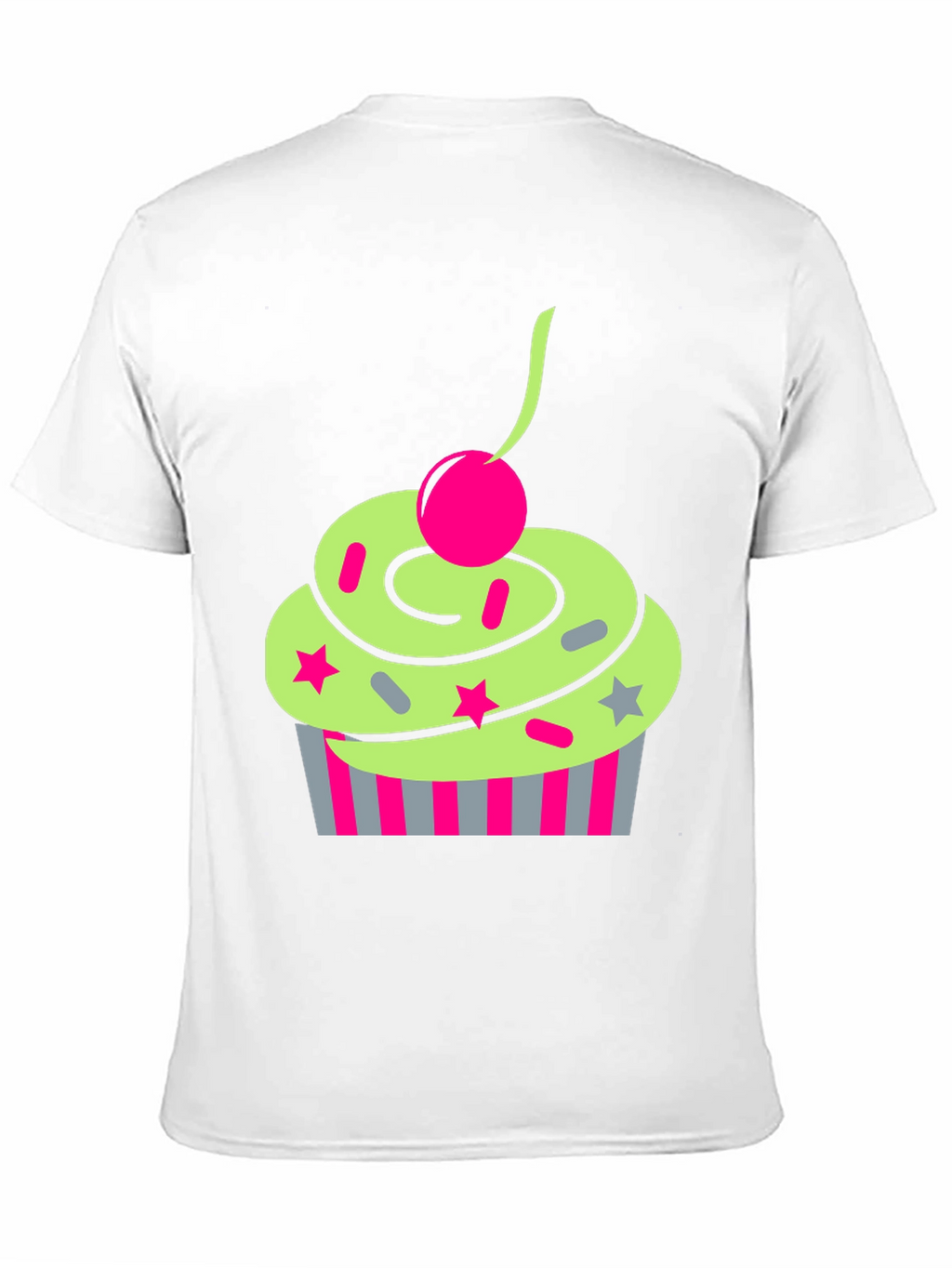 Funky Cupcake Graphic Tee - Quirky Style