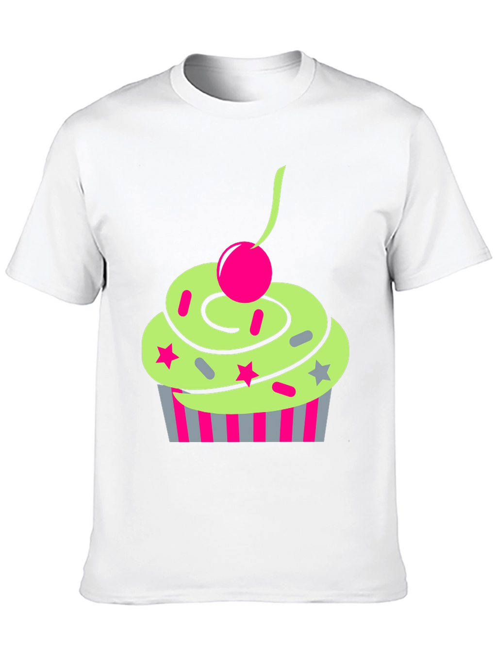 Funky Cupcake Graphic Tee - Quirky Style