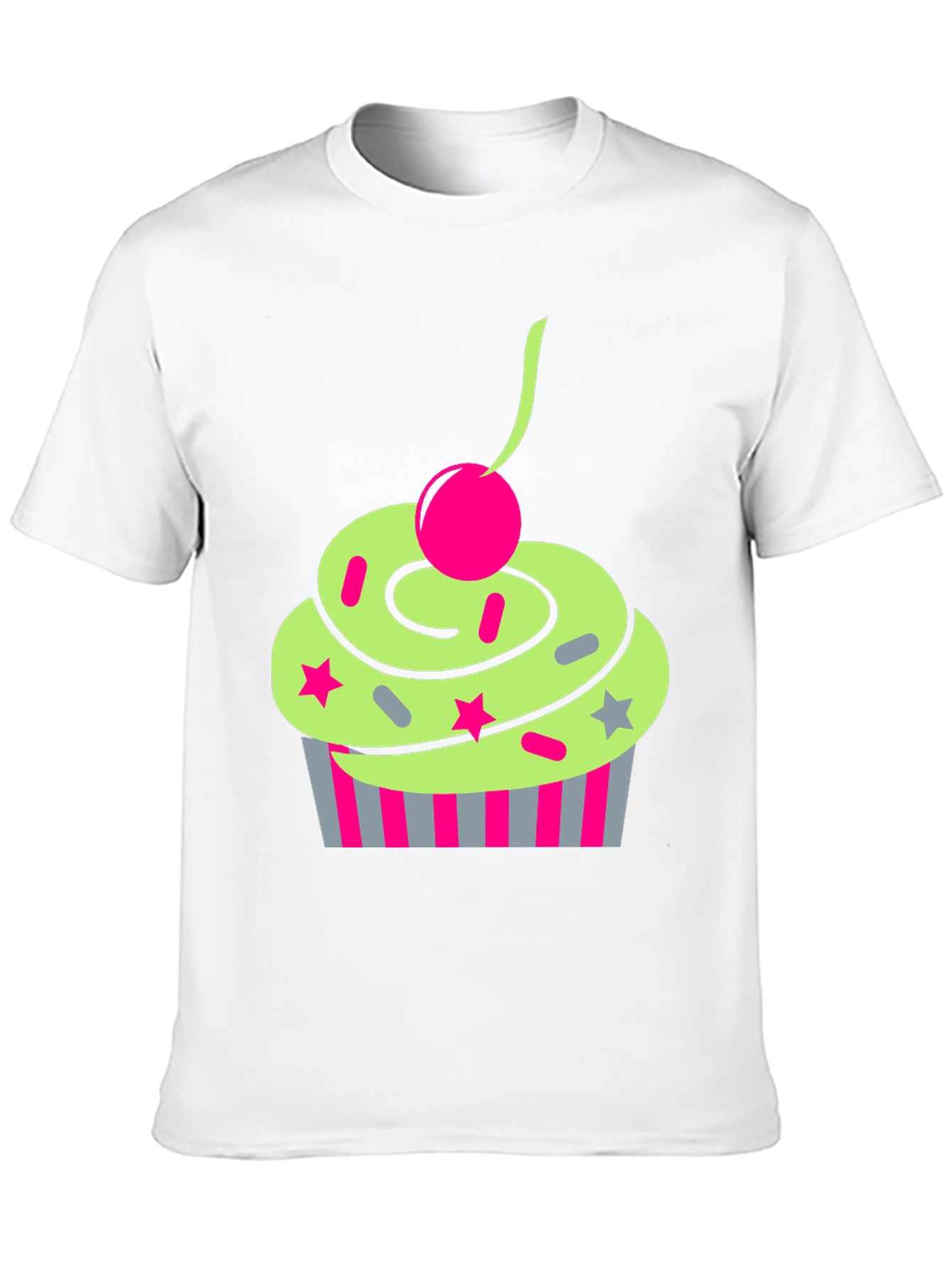 Funky Cupcake Graphic Tee - Quirky Style