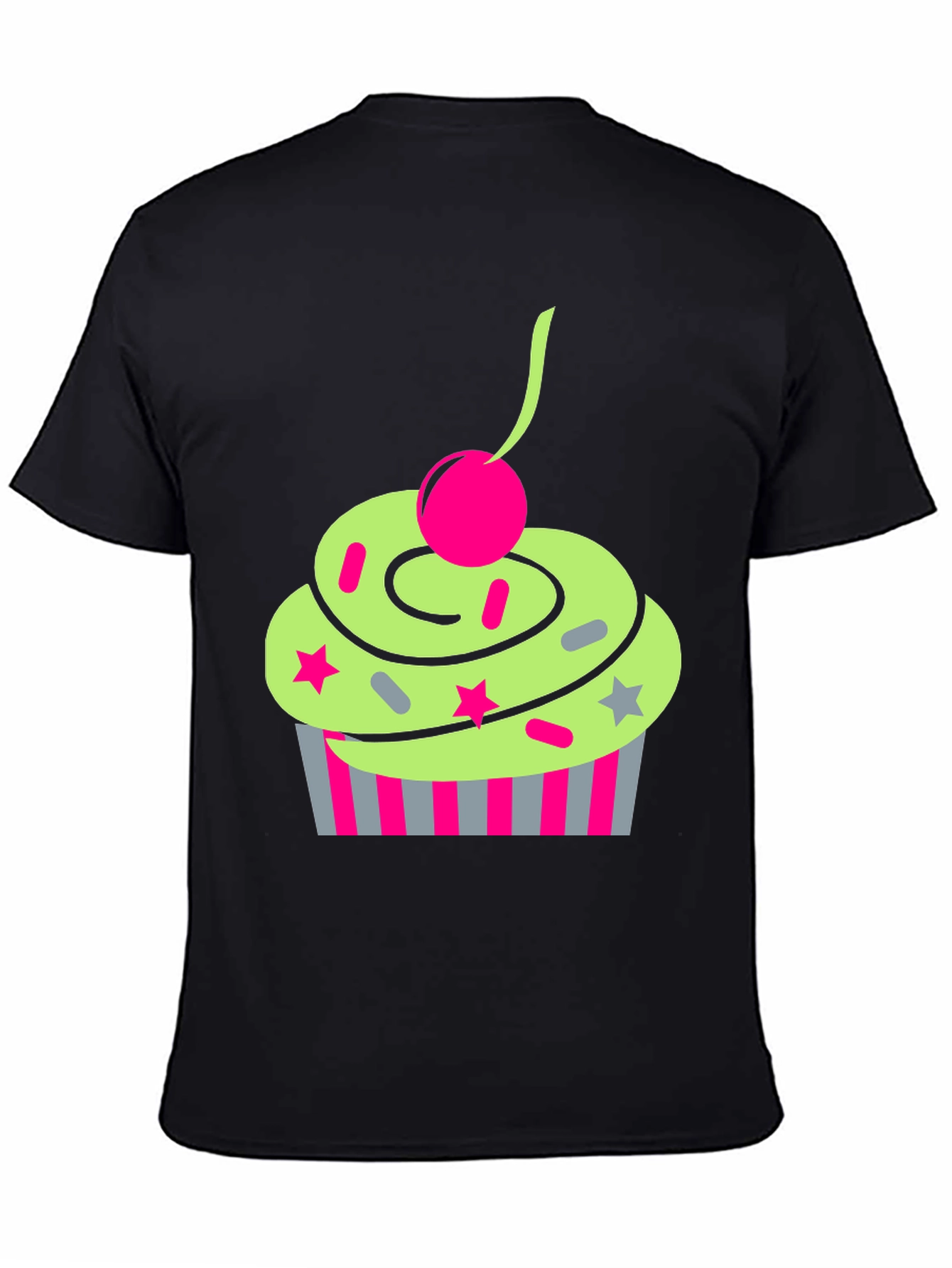 Funky Cupcake Graphic Tee - Quirky Style