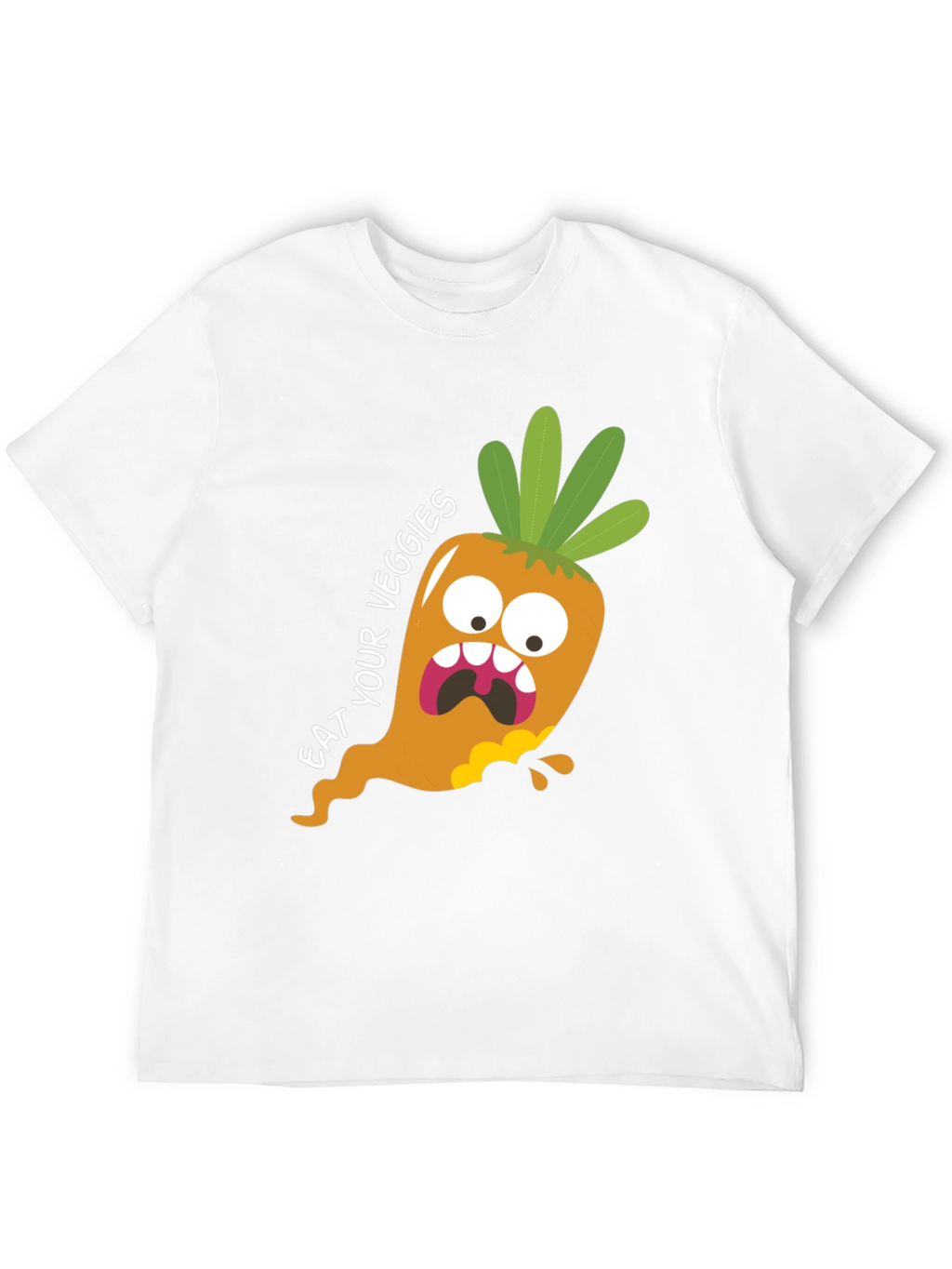 Eat Your Veggies T-Shirt: Funny Carrot Graphic Tee