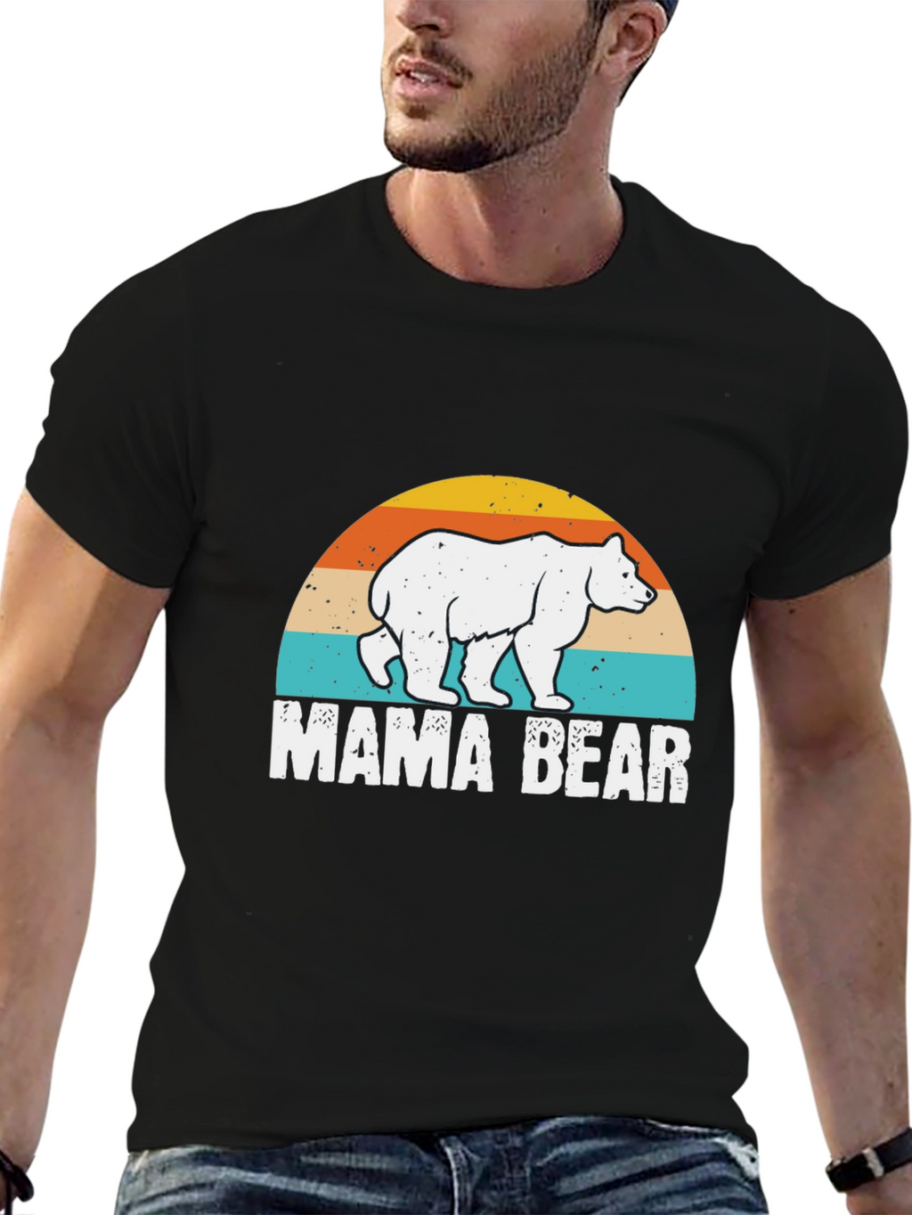 Mama Bear Retro T-Shirt