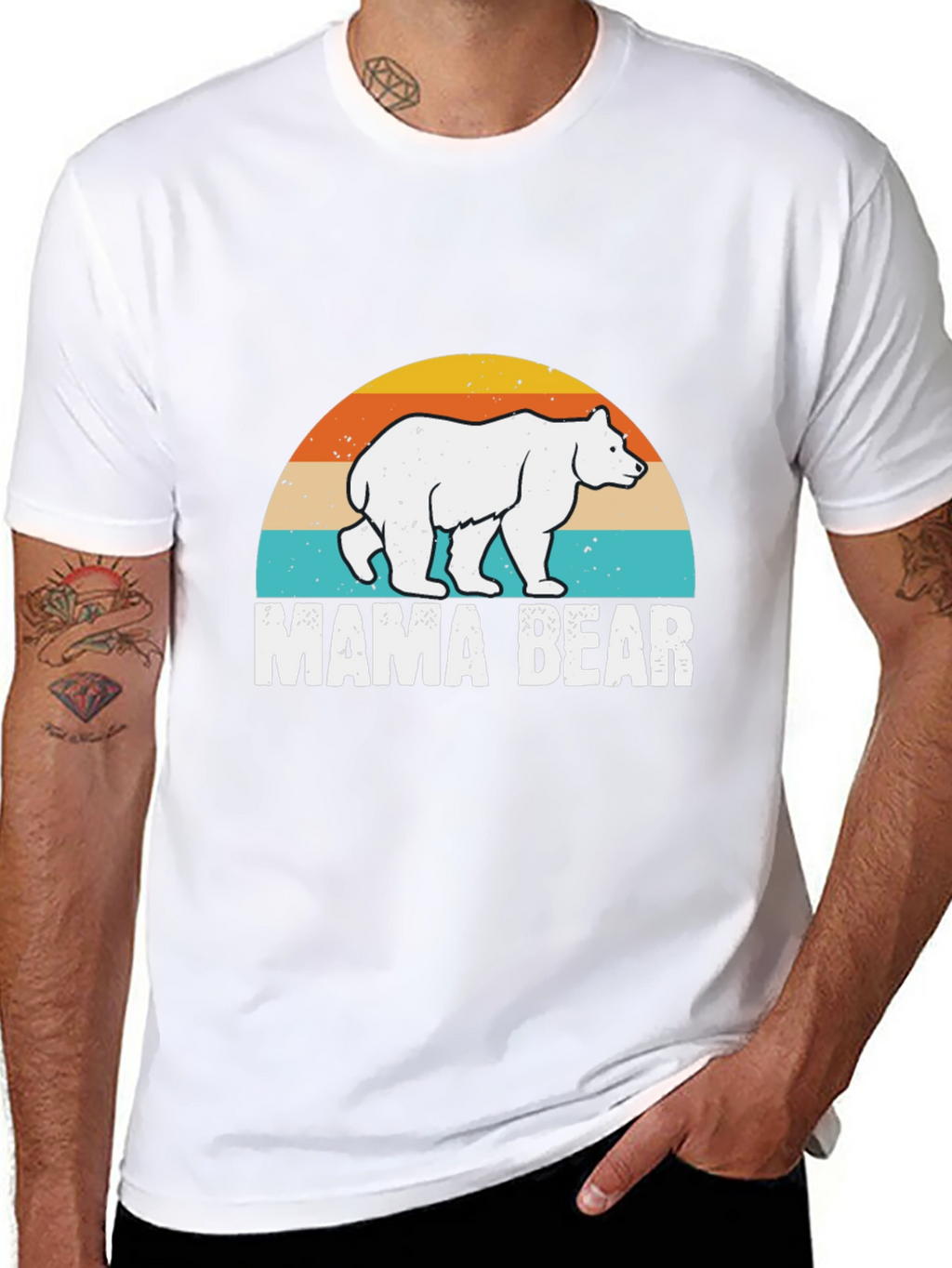 Mama Bear Retro T-Shirt