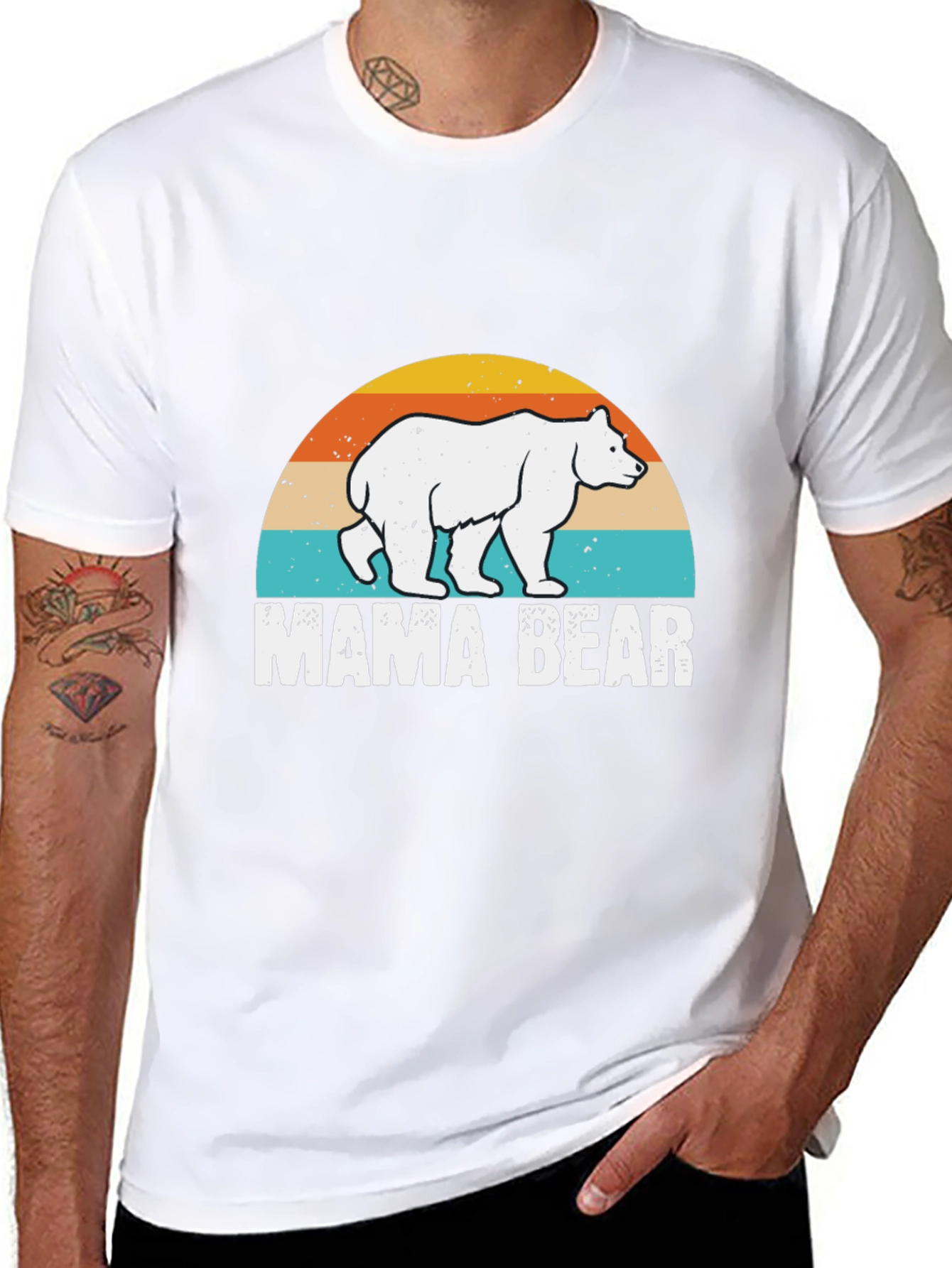 Mama Bear Retro T-Shirt