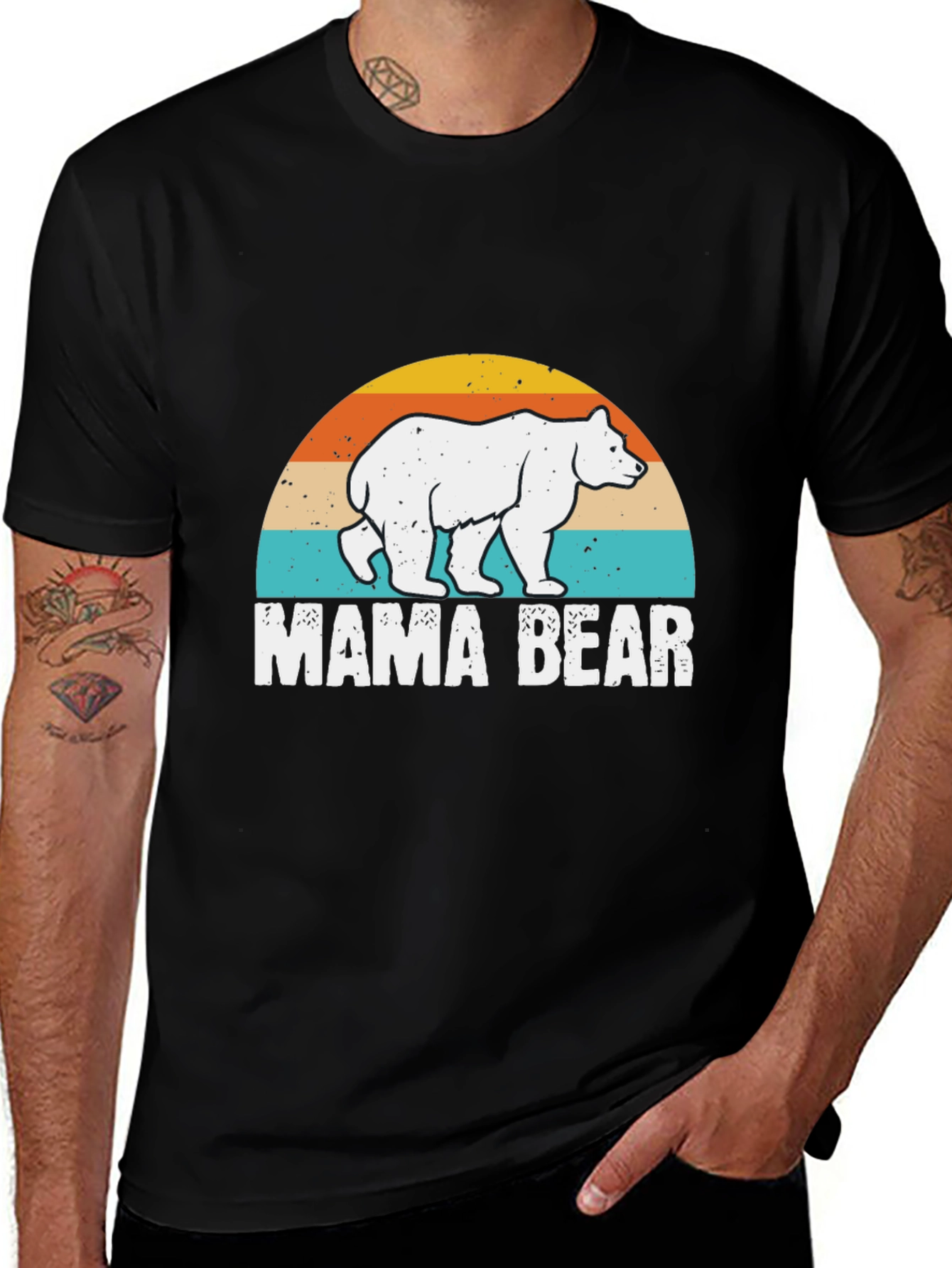 Mama Bear Retro T-Shirt
