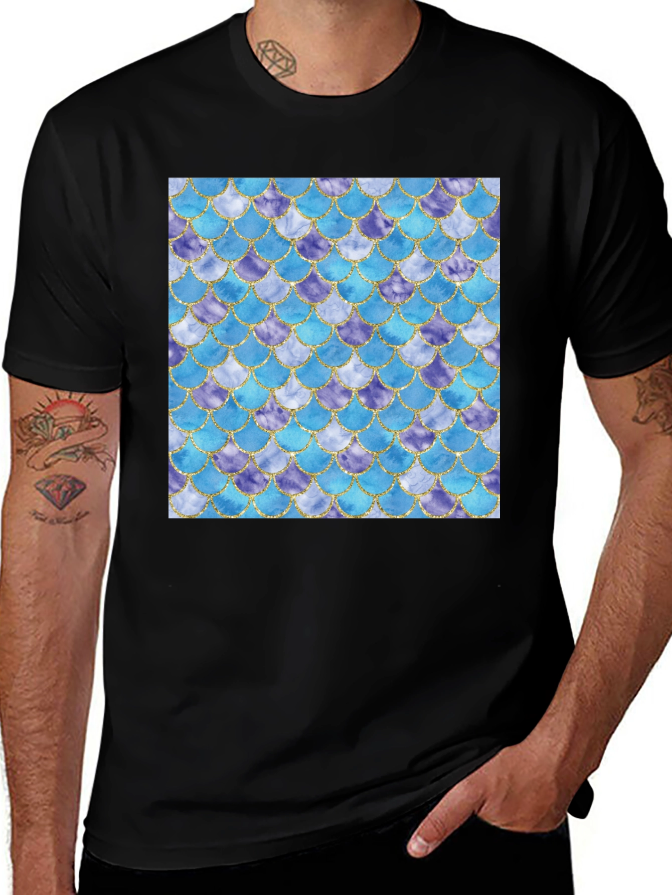 Scales Pattern Tee