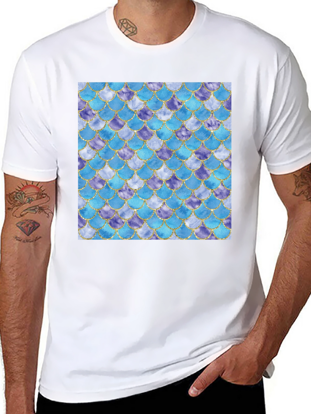 Scales Pattern Tee