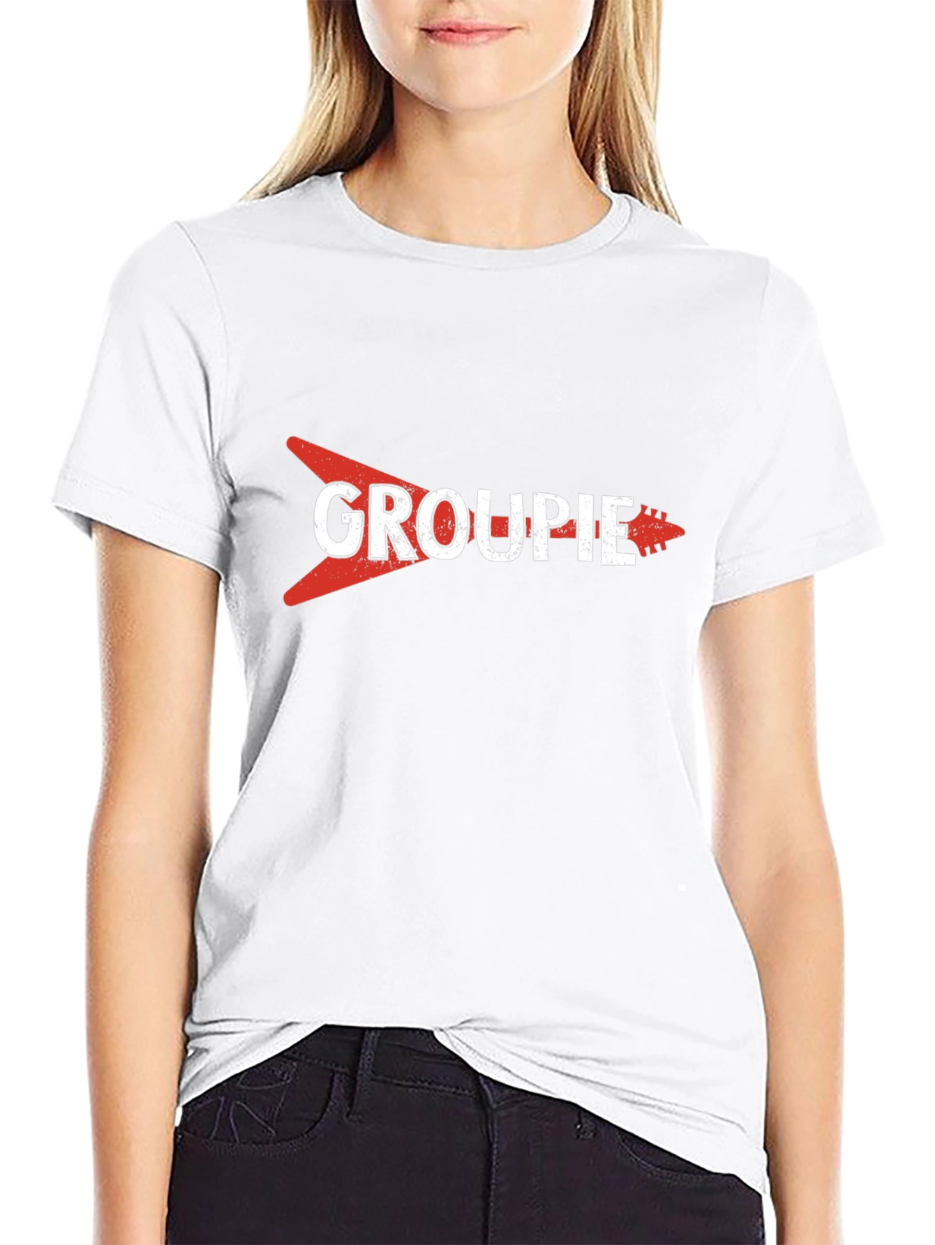 Groupie Guitar Tee - Music Fan T-Shirt
