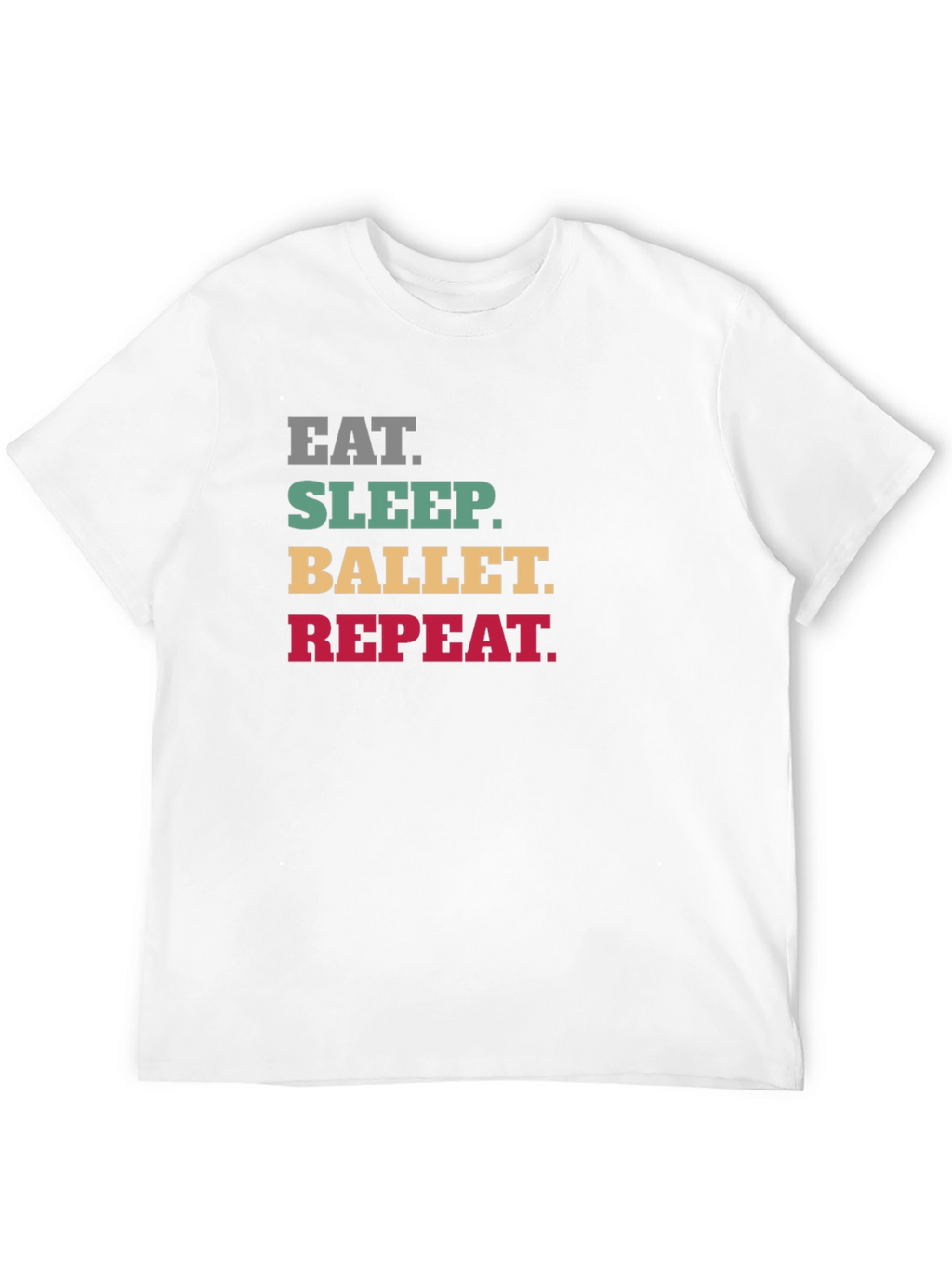 Eat Sleep Ballet Repeat T-Shirt - Black