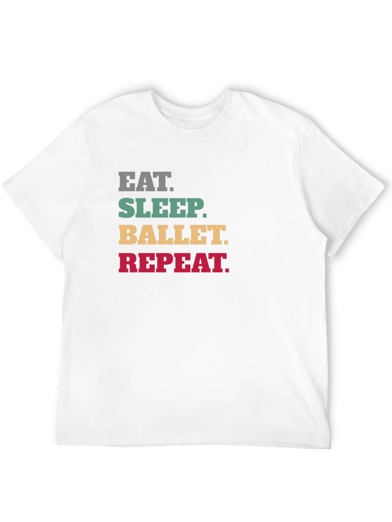 Eat Sleep Ballet Repeat T-Shirt - Black