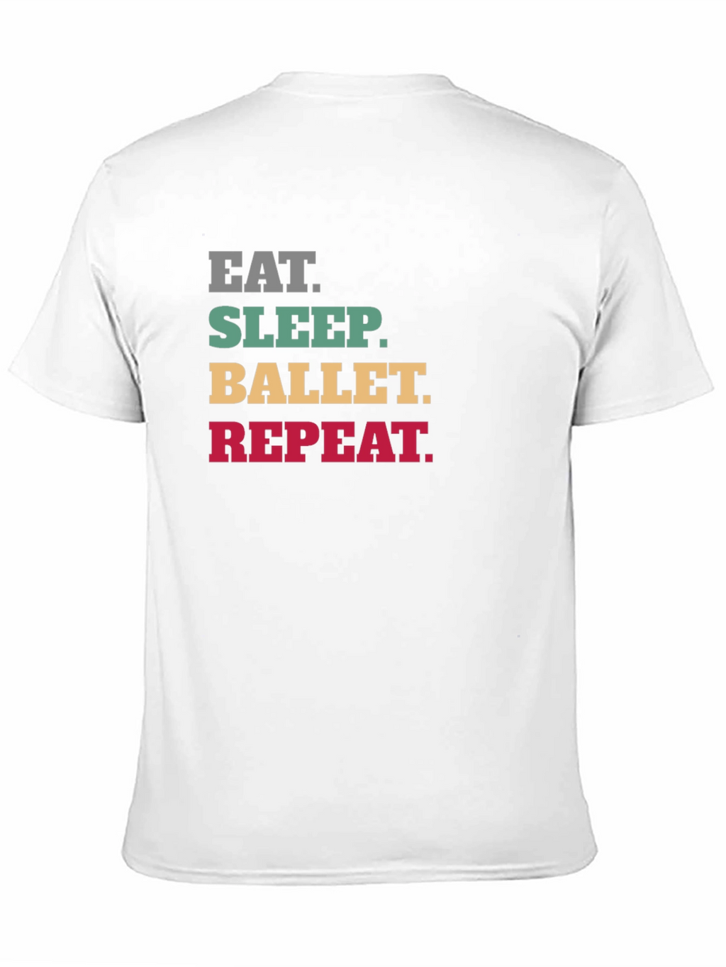 Eat Sleep Ballet Repeat T-Shirt - Black