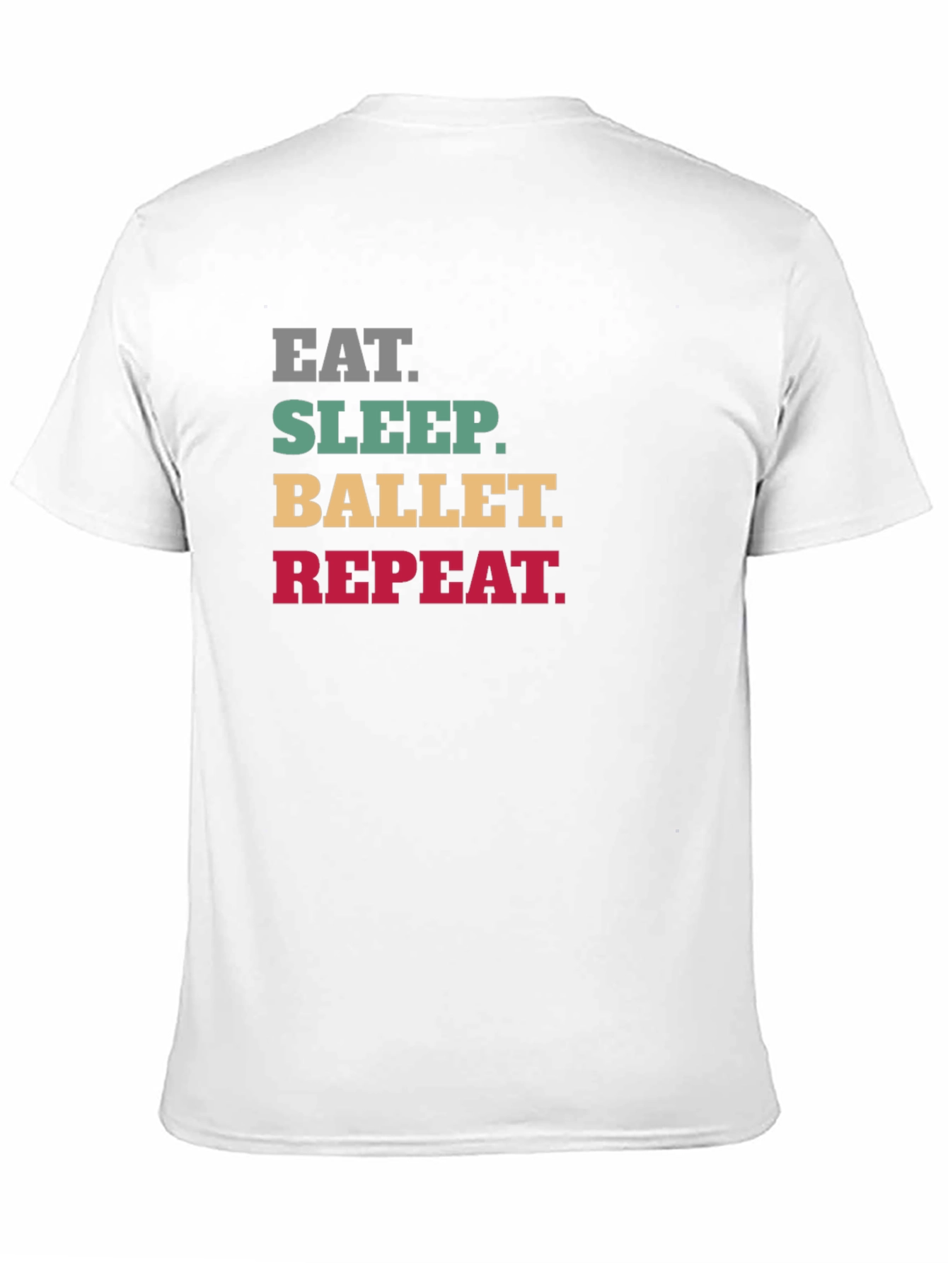 Eat Sleep Ballet Repeat T-Shirt - Black