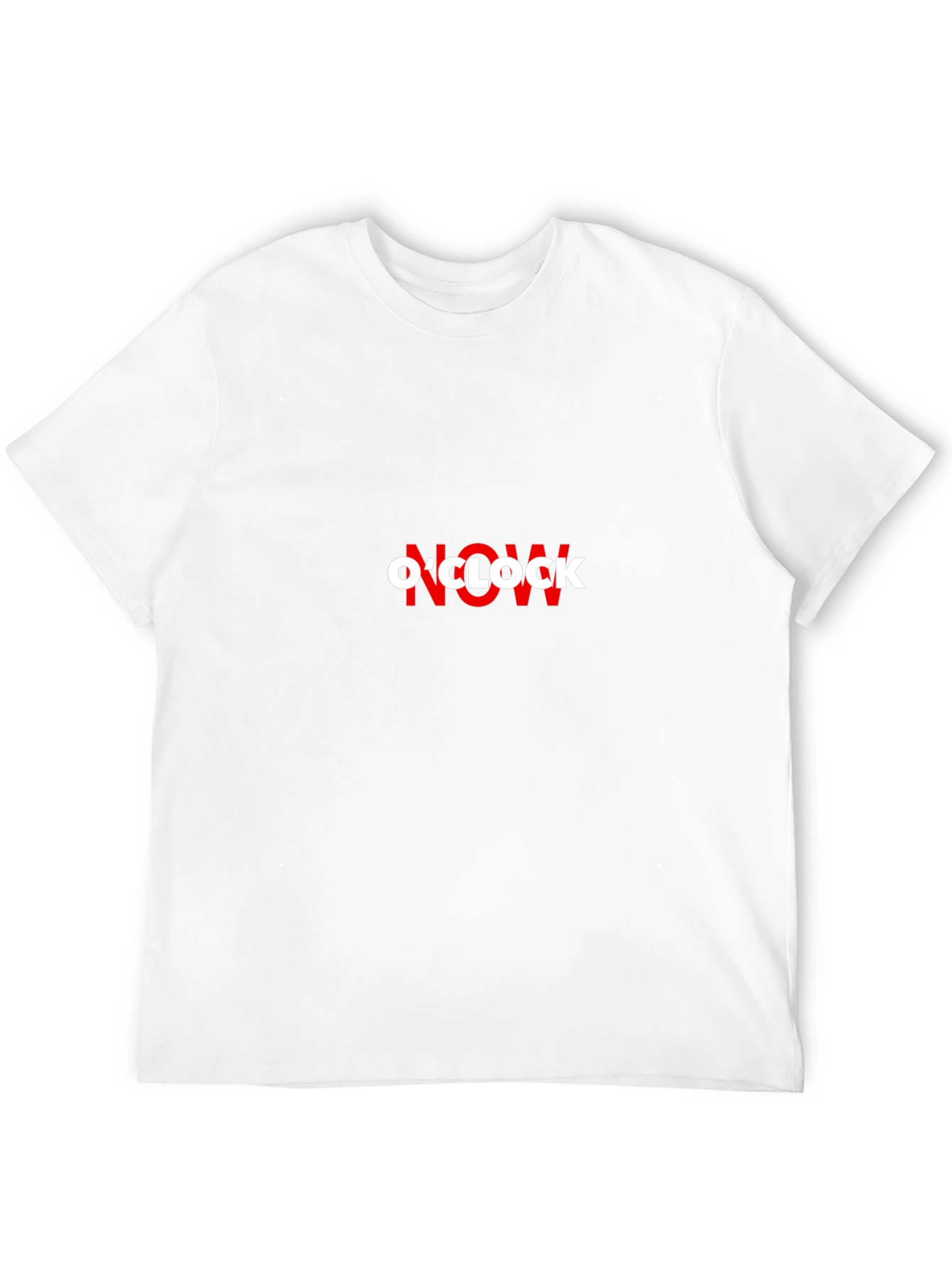 OClock Now Tee - Stylish Graphic T-Shirt