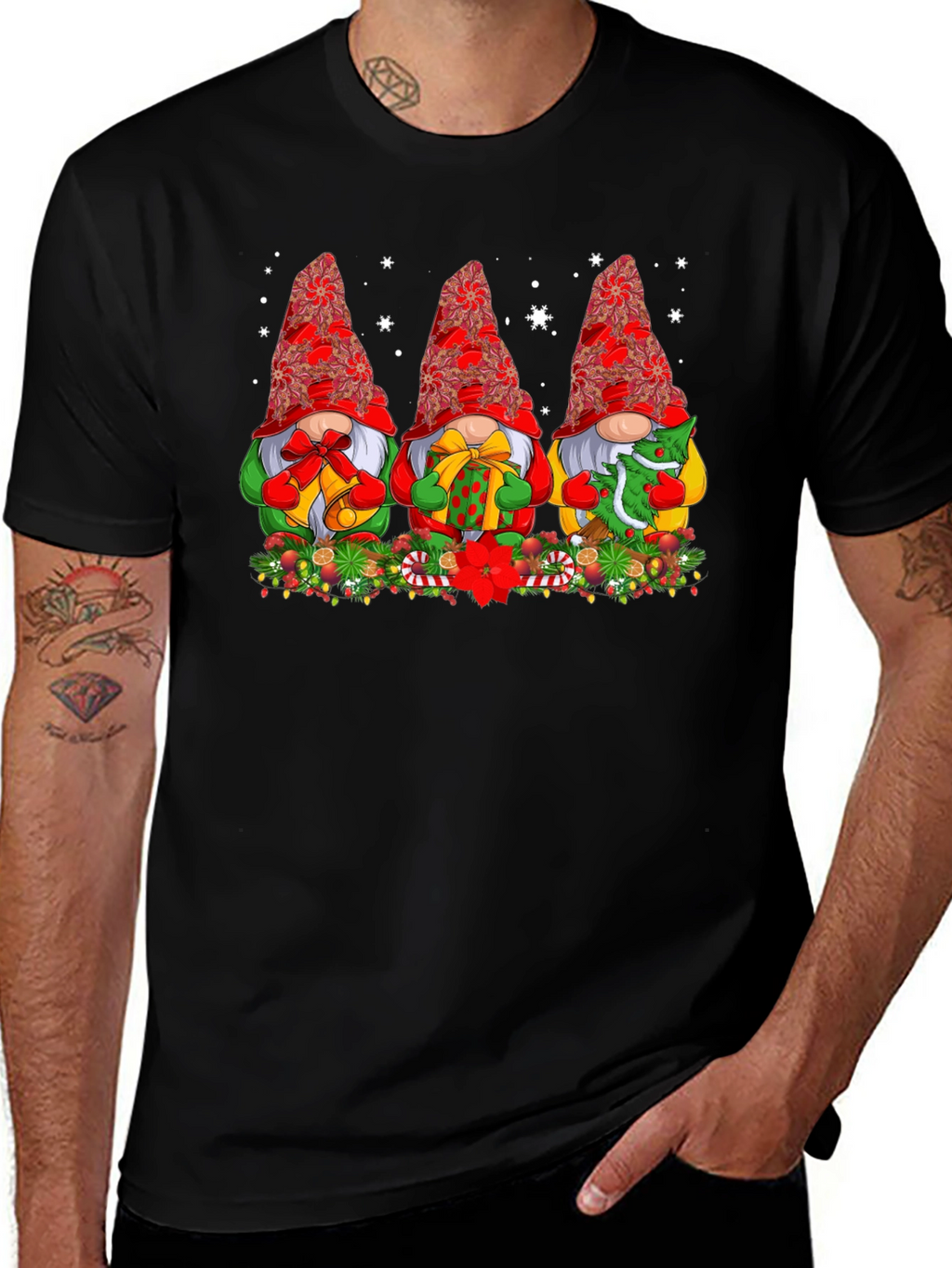 Festive Christmas Gnome T-Shirt