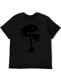 Black Tree Graphic T-Shirt - Nature Inspired Tee