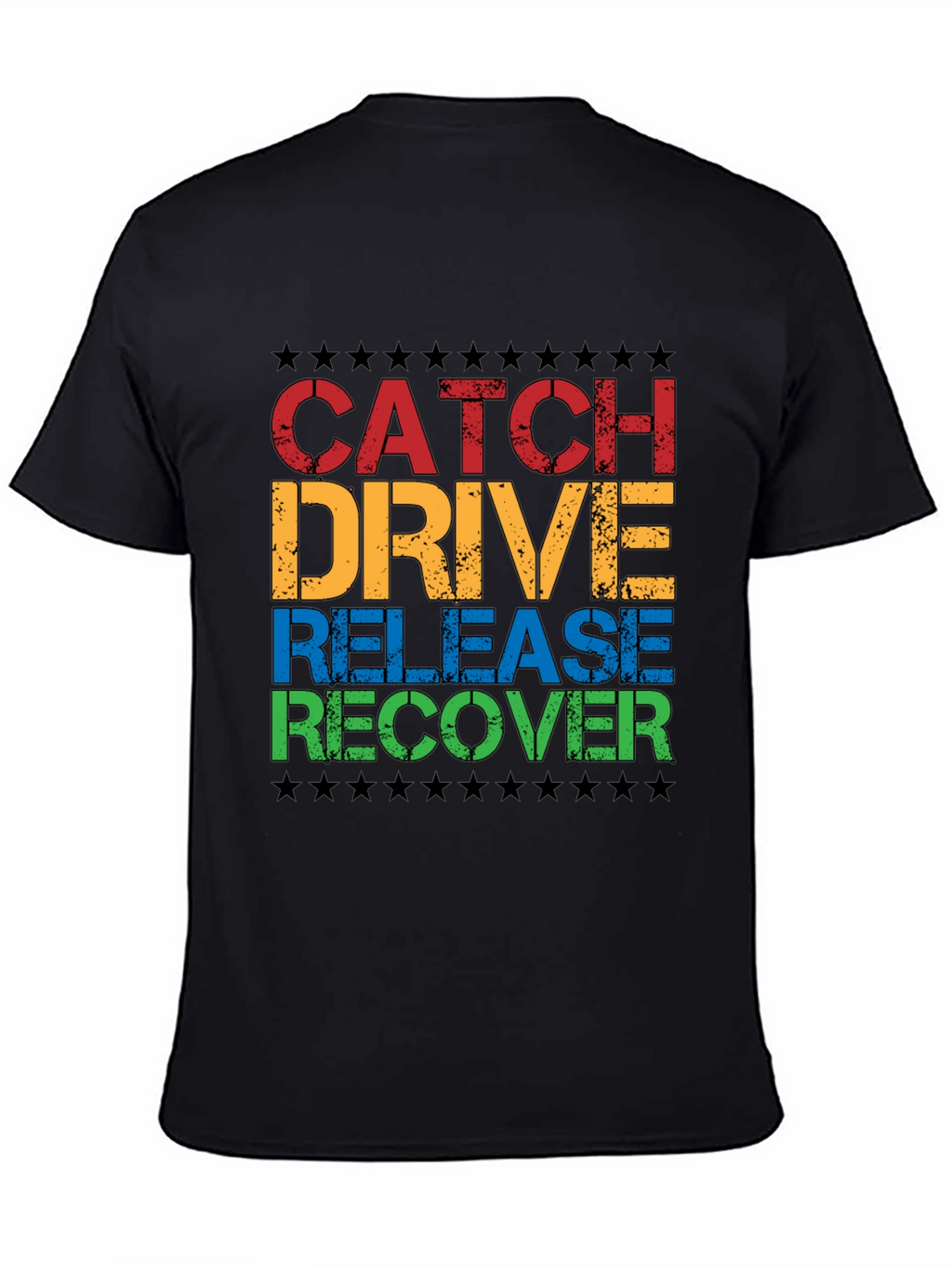 Catch Drive Release Recover Graphic Tee