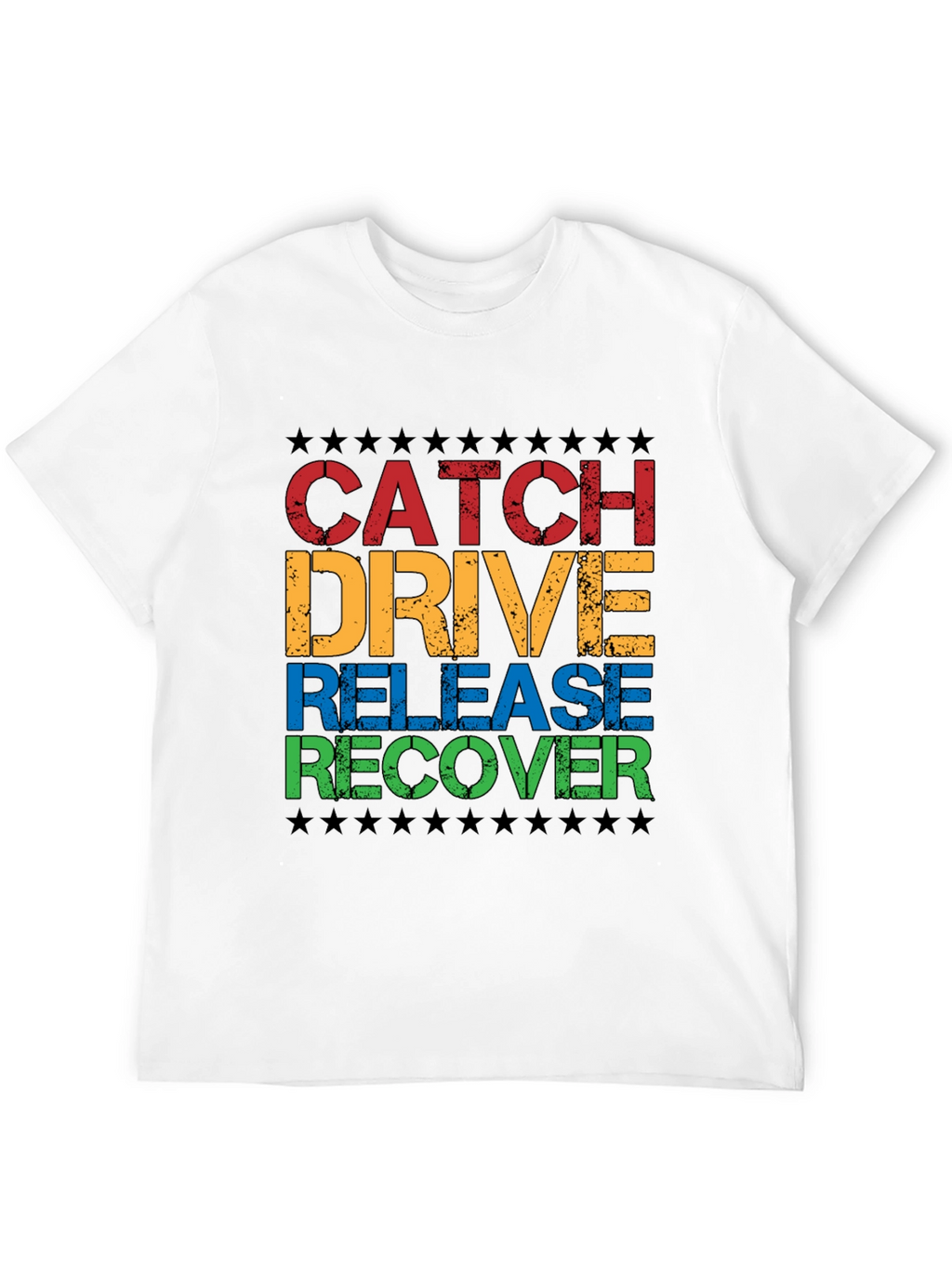 Catch Drive Release Recover Graphic Tee