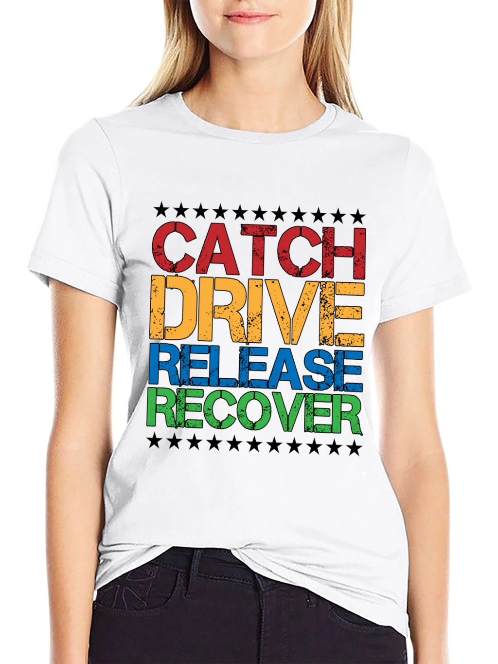 Catch Drive Release Recover Graphic Tee