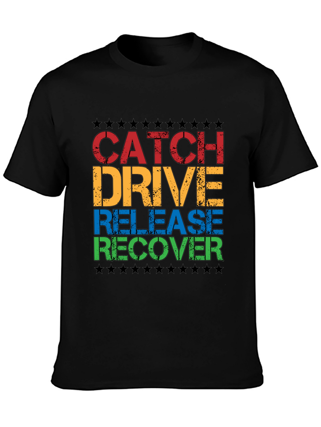 Catch Drive Release Recover Graphic Tee
