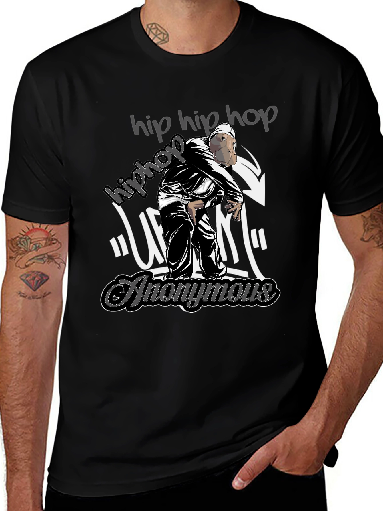Hip Hop Anonymous Graphic Tee